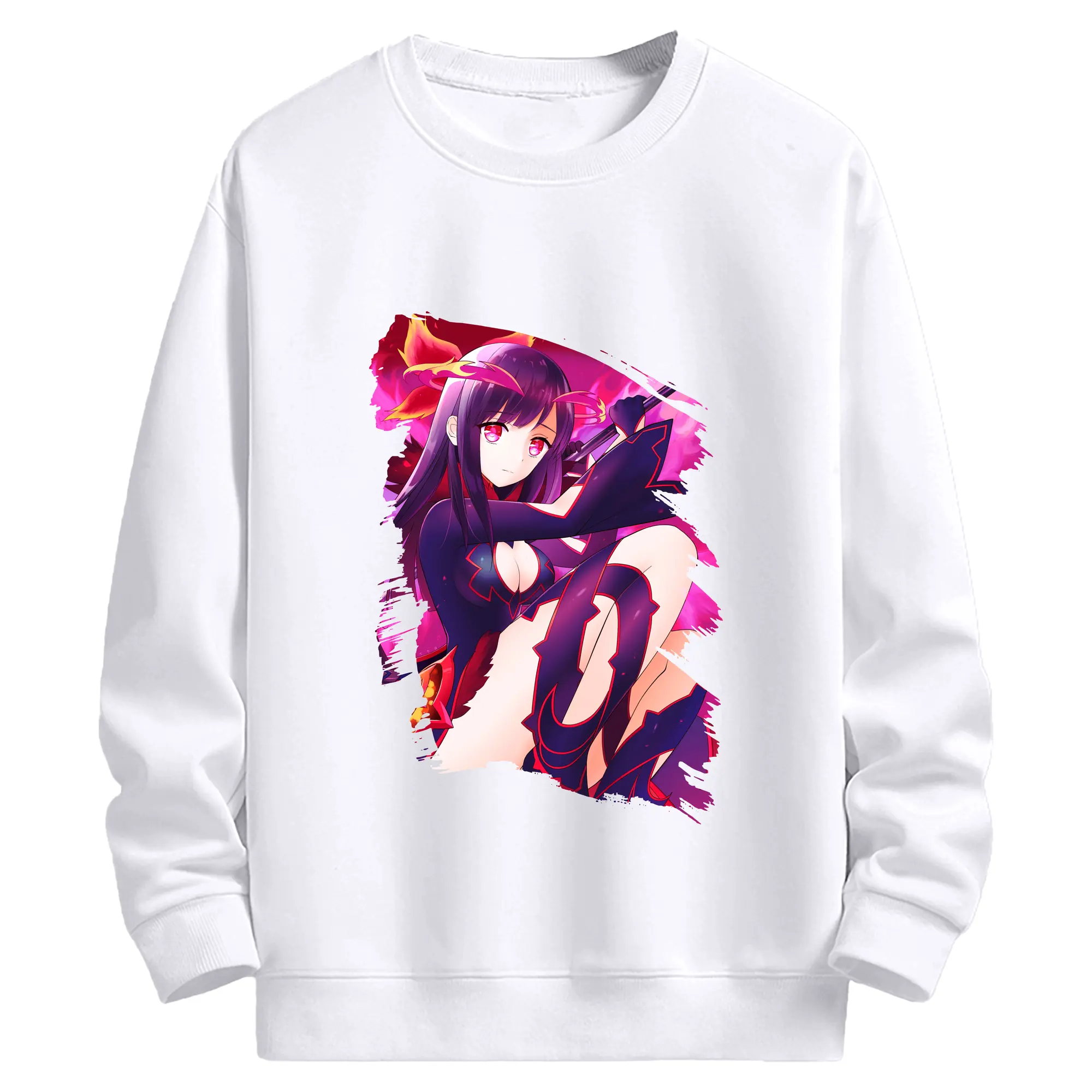 モンスト グッズ,マナ - 高品質 クルーネック スウェット ・ コットン59％ ポリエステル41％ ・ ユニセックス 長袖 トレーナー ・ カジュアル デイリー スポーツ 散歩用