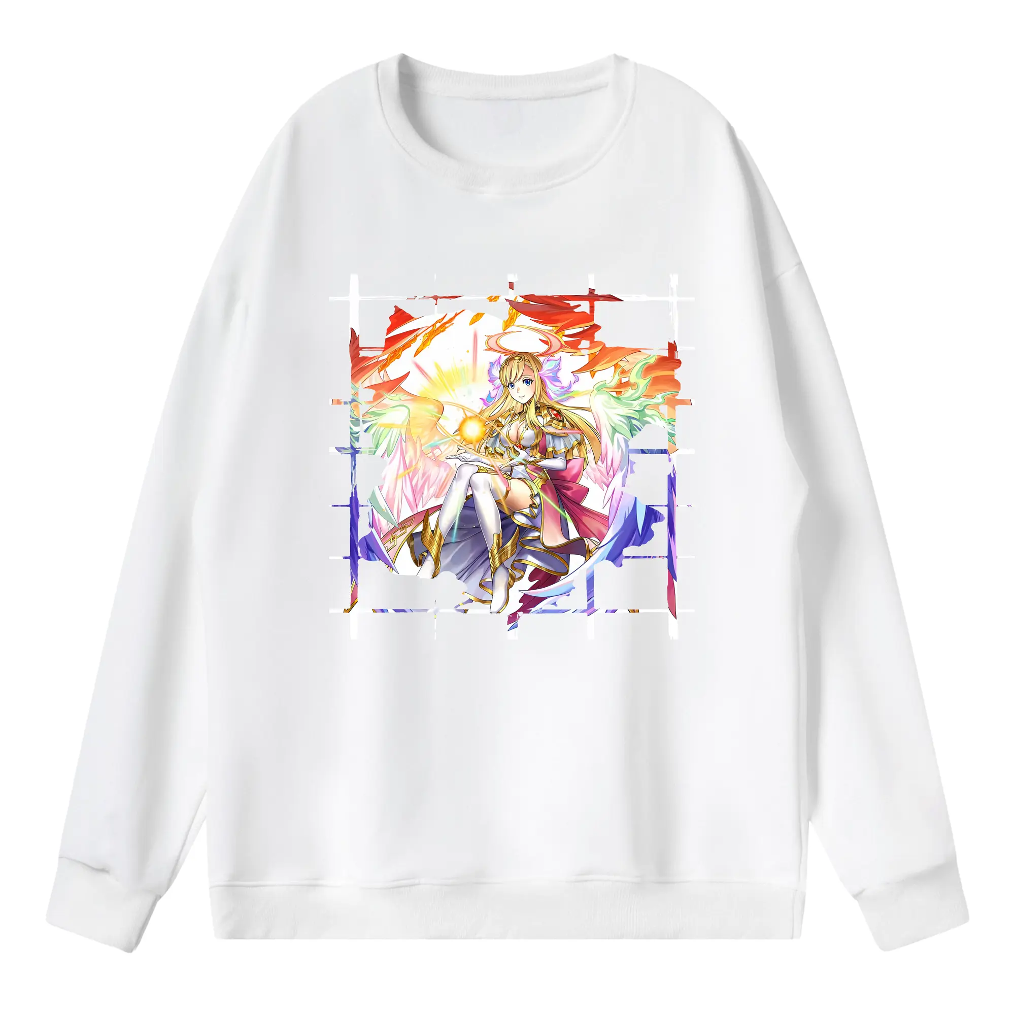 モンスト グッズ,マナ - 薄手 クルーネック スウェット 裏毛260g · ポリエステル 春秋向け カジュアル 男女兼用 · トレーナー デイリー スポーツ 散歩に最適