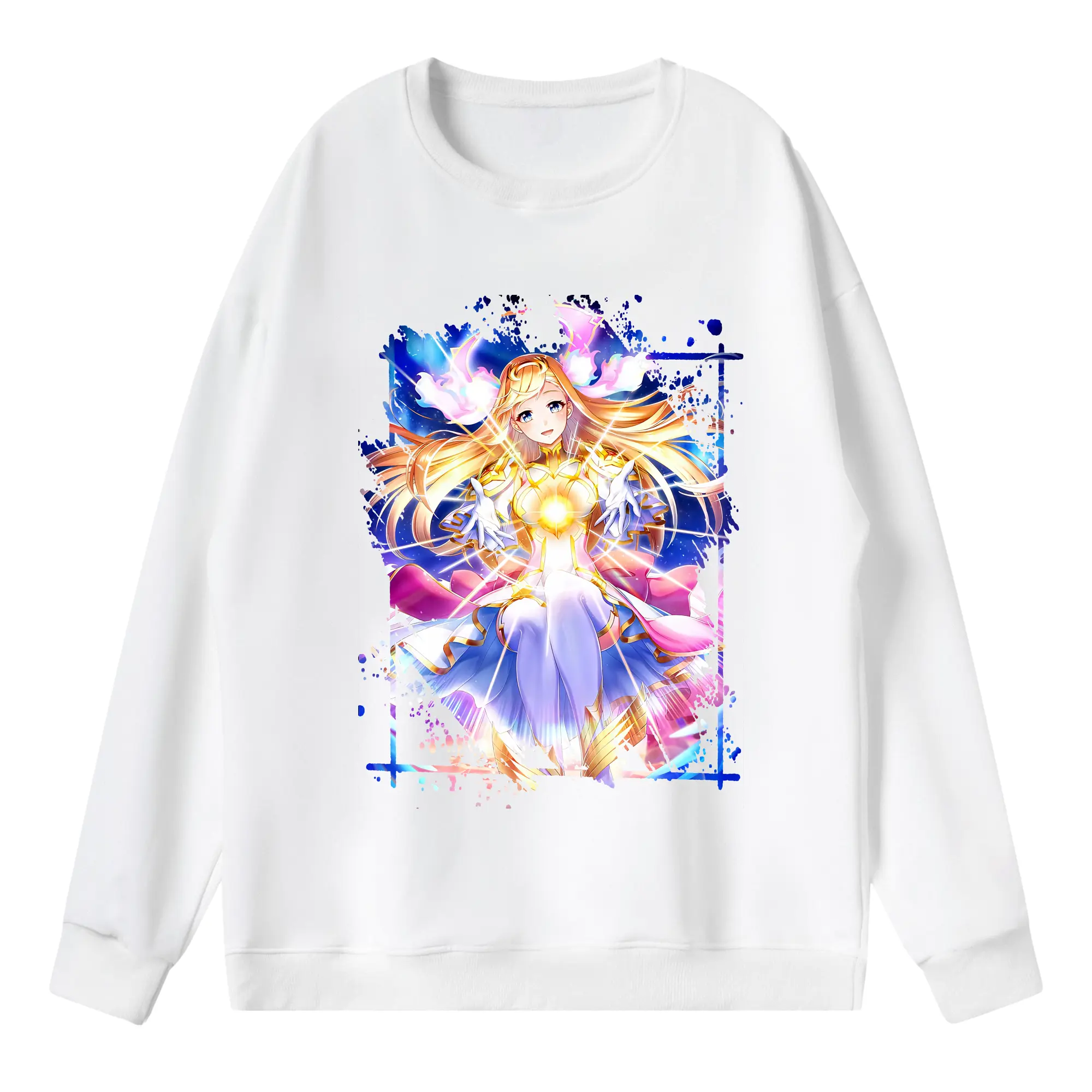 モンスト グッズ,マナ - 薄手 クルーネック スウェット 裏毛260g · ポリエステル 春秋向け カジュアル 男女兼用 · トレーナー デイリー スポーツ 散歩に最適