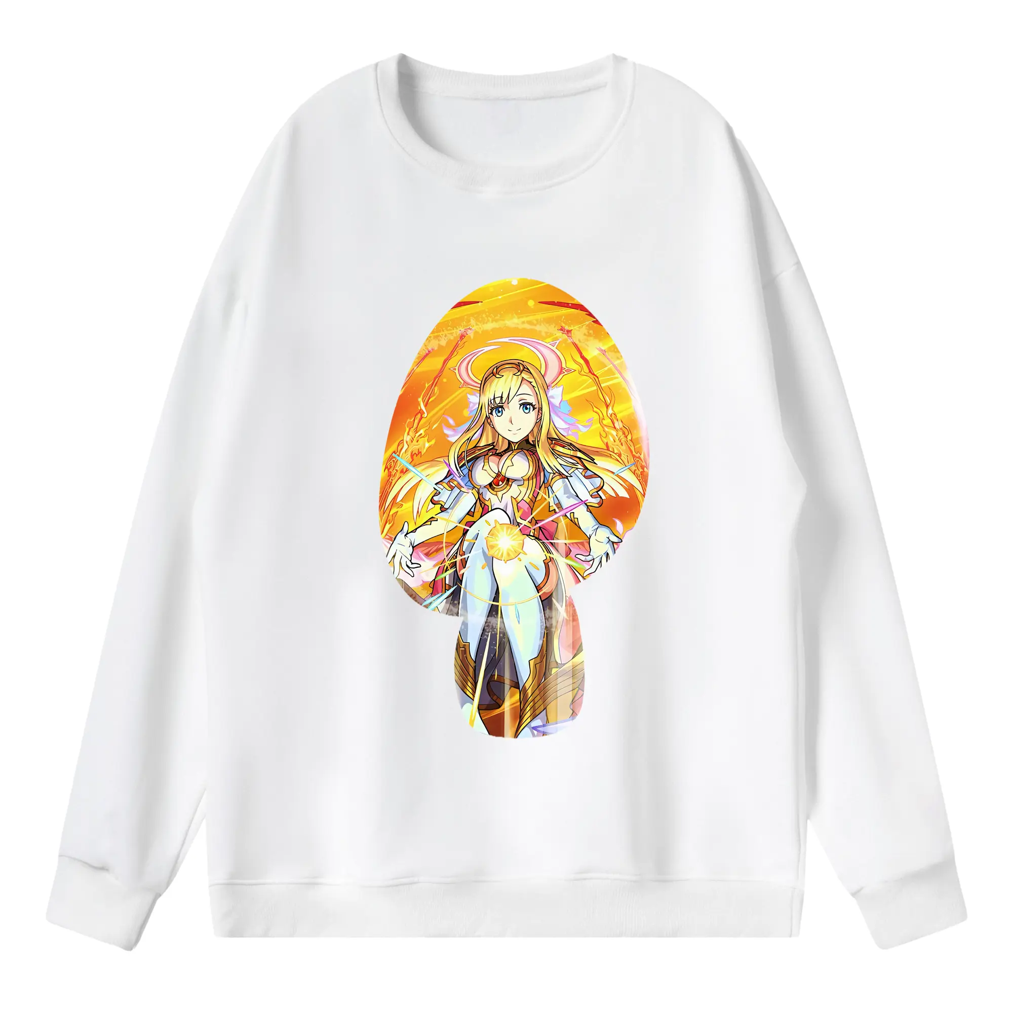 モンスト グッズ,マナ - 薄手 クルーネック スウェット 裏毛260g · ポリエステル 春秋向け カジュアル 男女兼用 · トレーナー デイリー スポーツ 散歩に最適