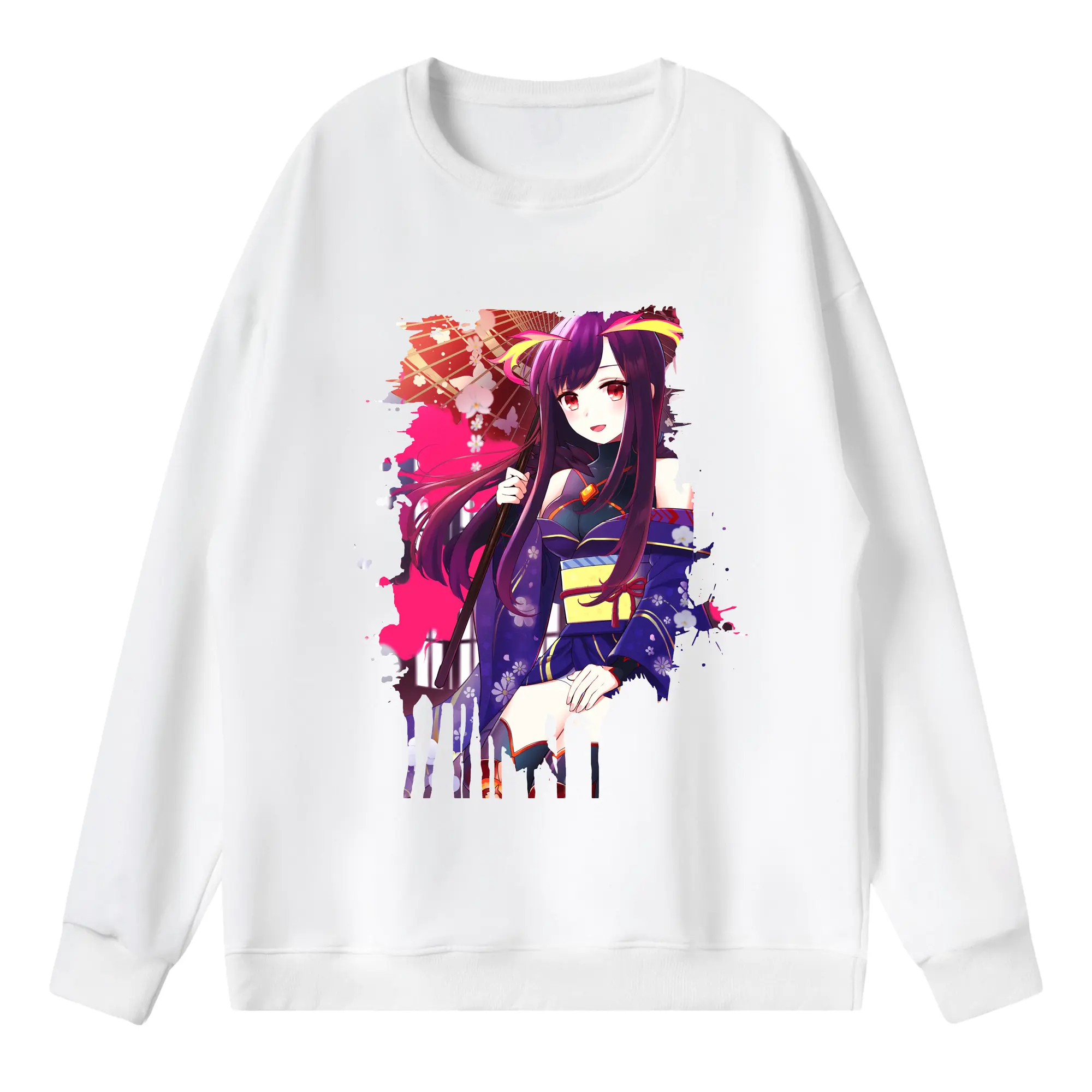 モンスト グッズ,マナ - 薄手 クルーネック スウェット 裏毛260g · ポリエステル 春秋向け カジュアル 男女兼用 · トレーナー デイリー スポーツ 散歩に最適