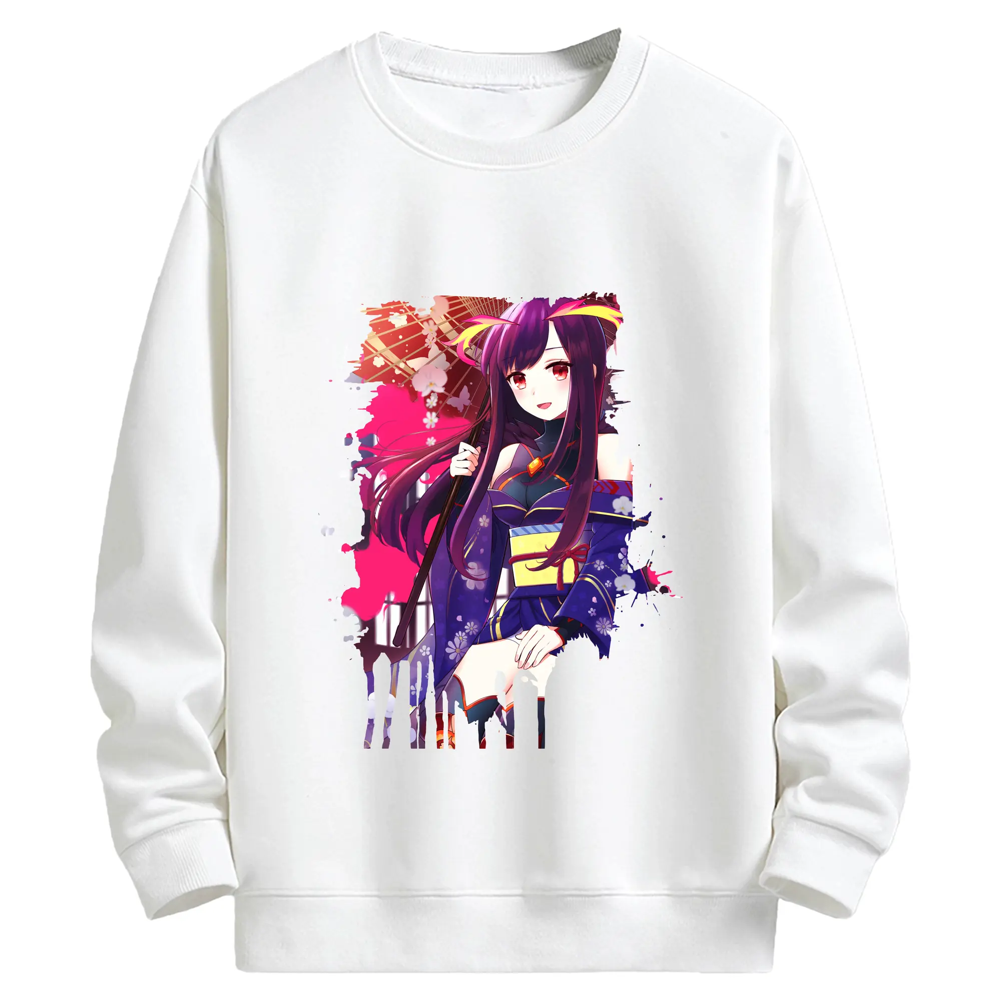 モンスト グッズ,マナ - キッズ クルーネックスウェットシャツ ・ フロントプリント ・ 綿80％ ポリエステル20％ ・ 快適 通学 スポーツ 日常使い お散歩用