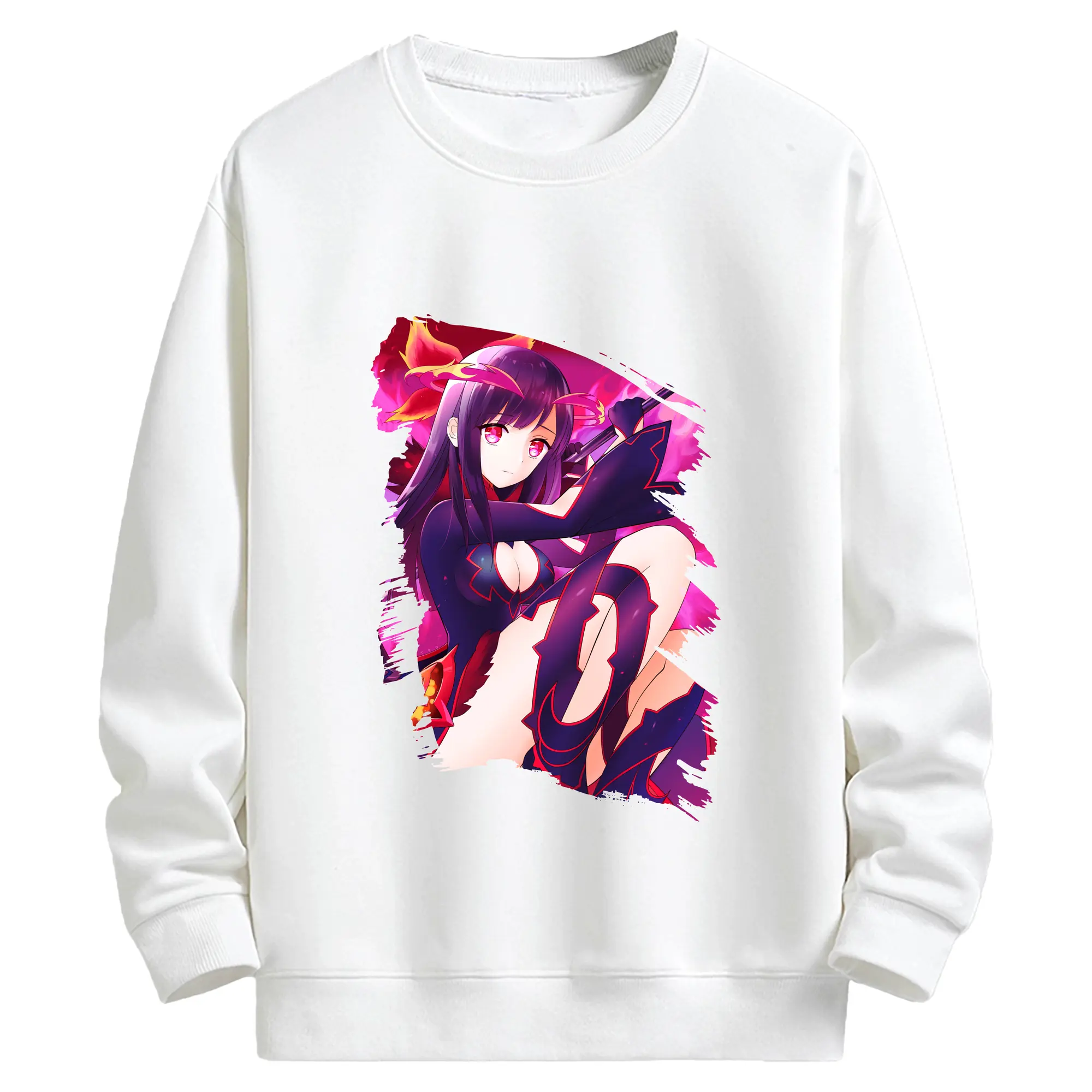 モンスト グッズ,マナ - キッズ クルーネックスウェットシャツ ・ フロントプリント ・ 綿80％ ポリエステル20％ ・ 快適 通学 スポーツ 日常使い お散歩用