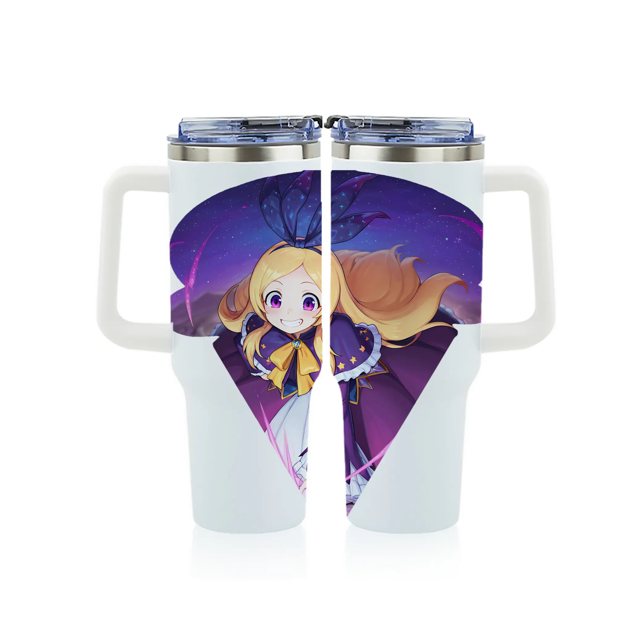 モンスト グッズ,パンドラ - 1200mL フルプリント車用タンブラー ・ 304ステンレス 内側 ・ 201ステンレス 外側 ・ 保温 保冷 ・ 通勤 ドライブ アウトドア用