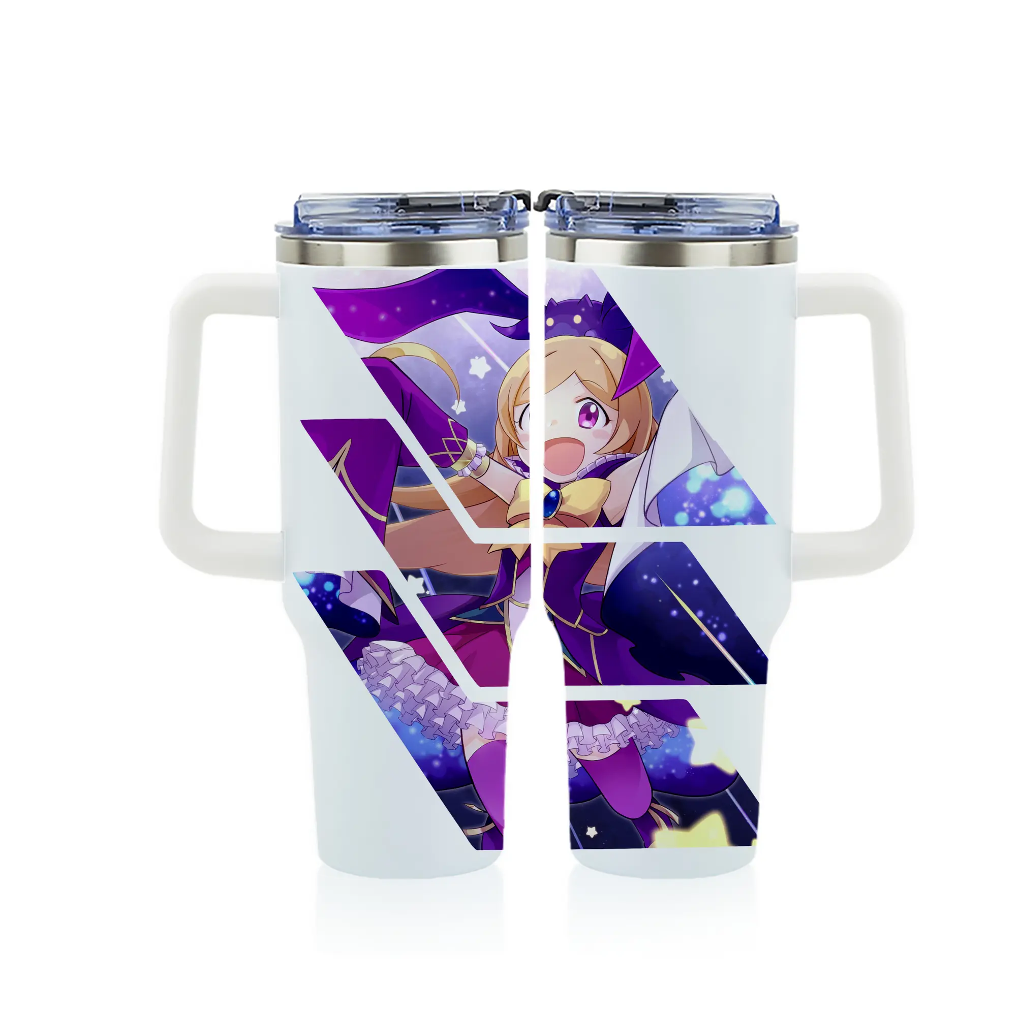 モンスト グッズ,パンドラ - 1200mL フルプリント車用タンブラー ・ 304ステンレス 内側 ・ 201ステンレス 外側 ・ 保温 保冷 ・ 通勤 ドライブ アウトドア用