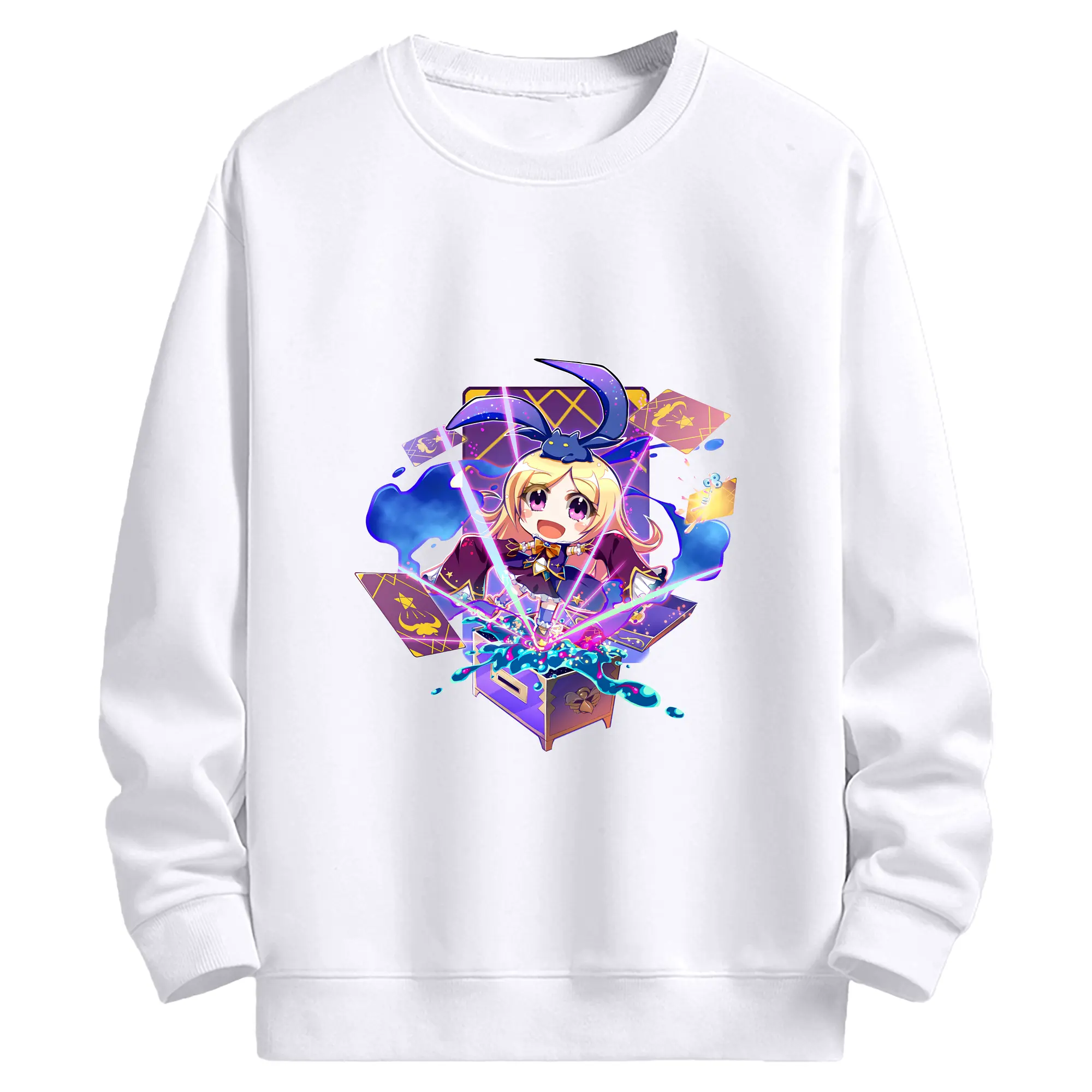 モンスト グッズ,パンドラ - 高品質 クルーネック スウェット ・ コットン59％ ポリエステル41％ ・ ユニセックス 長袖 トレーナー ・ カジュアル デイリー スポーツ 散歩用