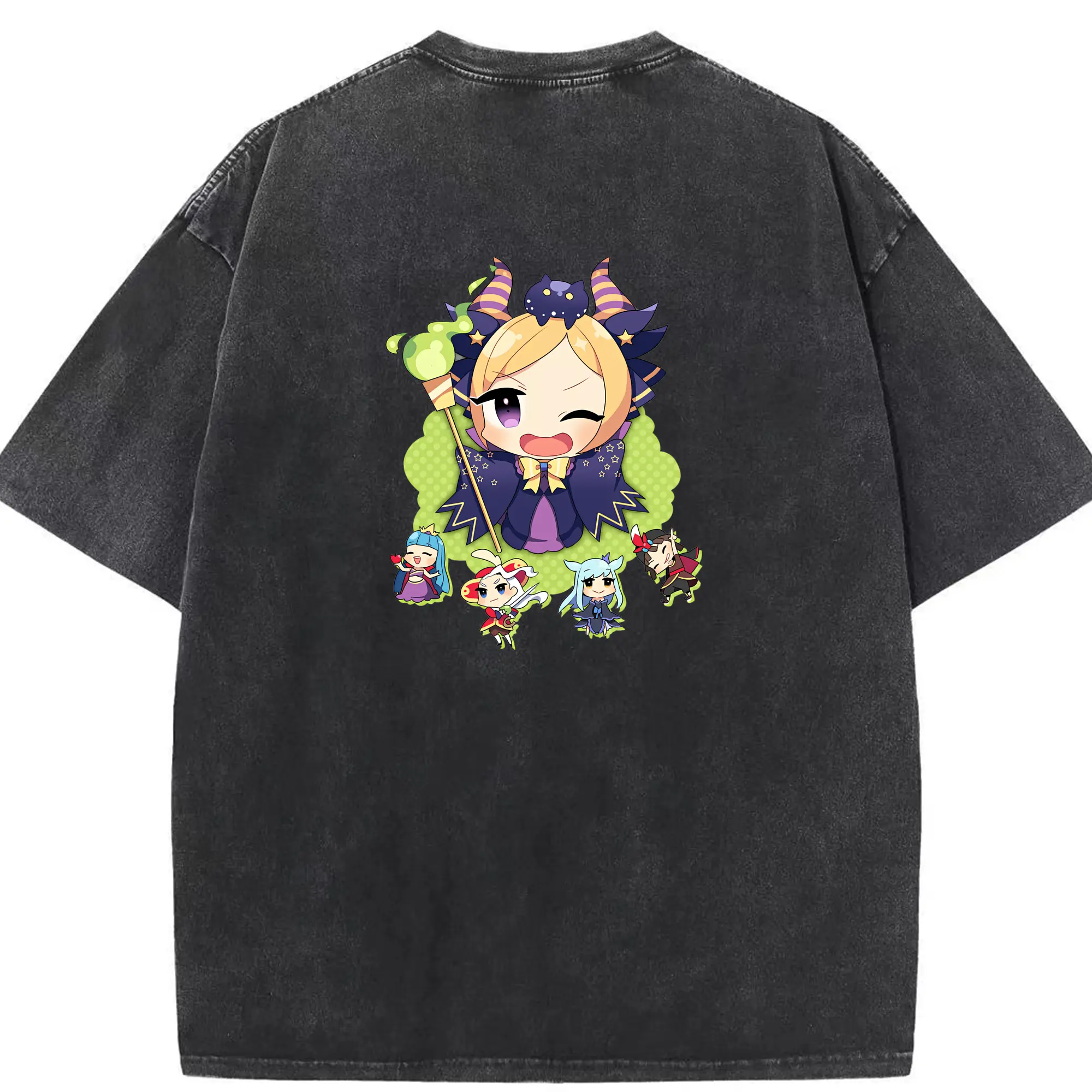 モンスト グッズ,パンドラ - 綿100％ ヴィンテージ風 半袖Tシャツ ・ 背面プリント ・ 柔らか肌触り ・ 通気性 快適 ・ スポーツ カジュアル 外出用