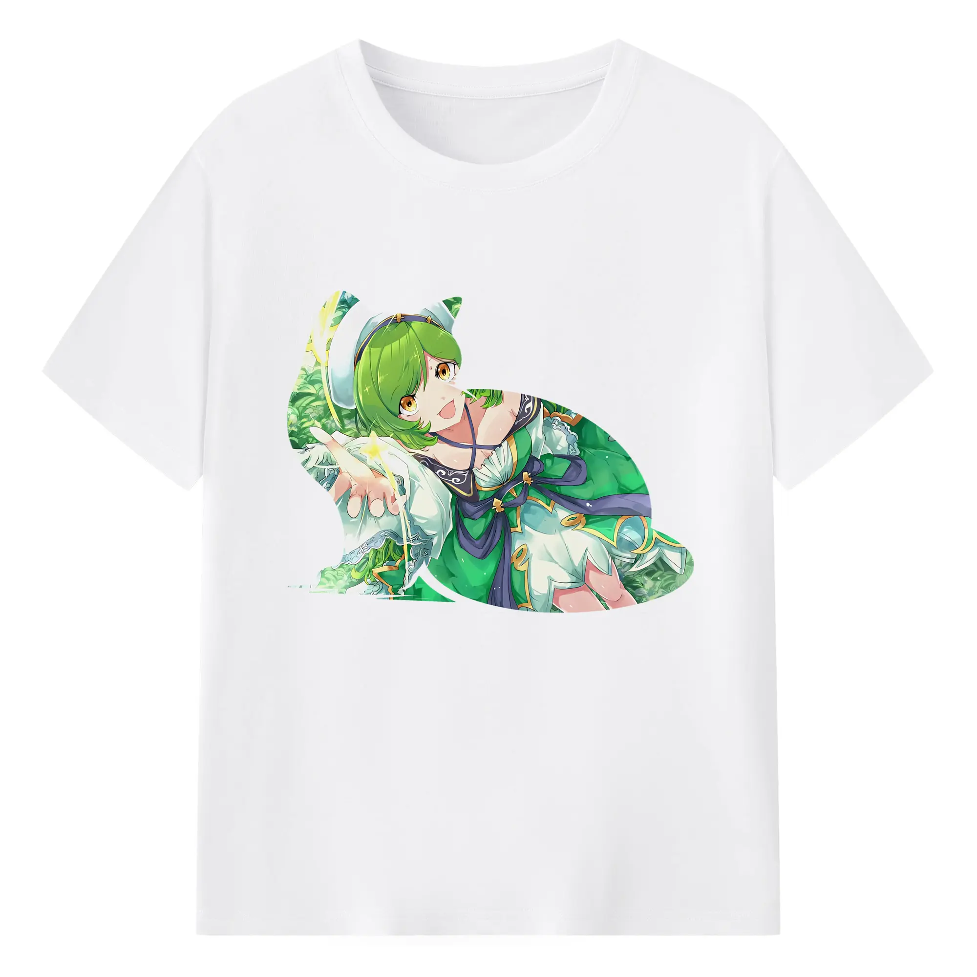 モンスト グッズ,ガブリエル - 綿100％ 半袖Tシャツ ・ フロントプリント ・ 快適 通気性 ・ 日常使い 散歩 スポーツ用