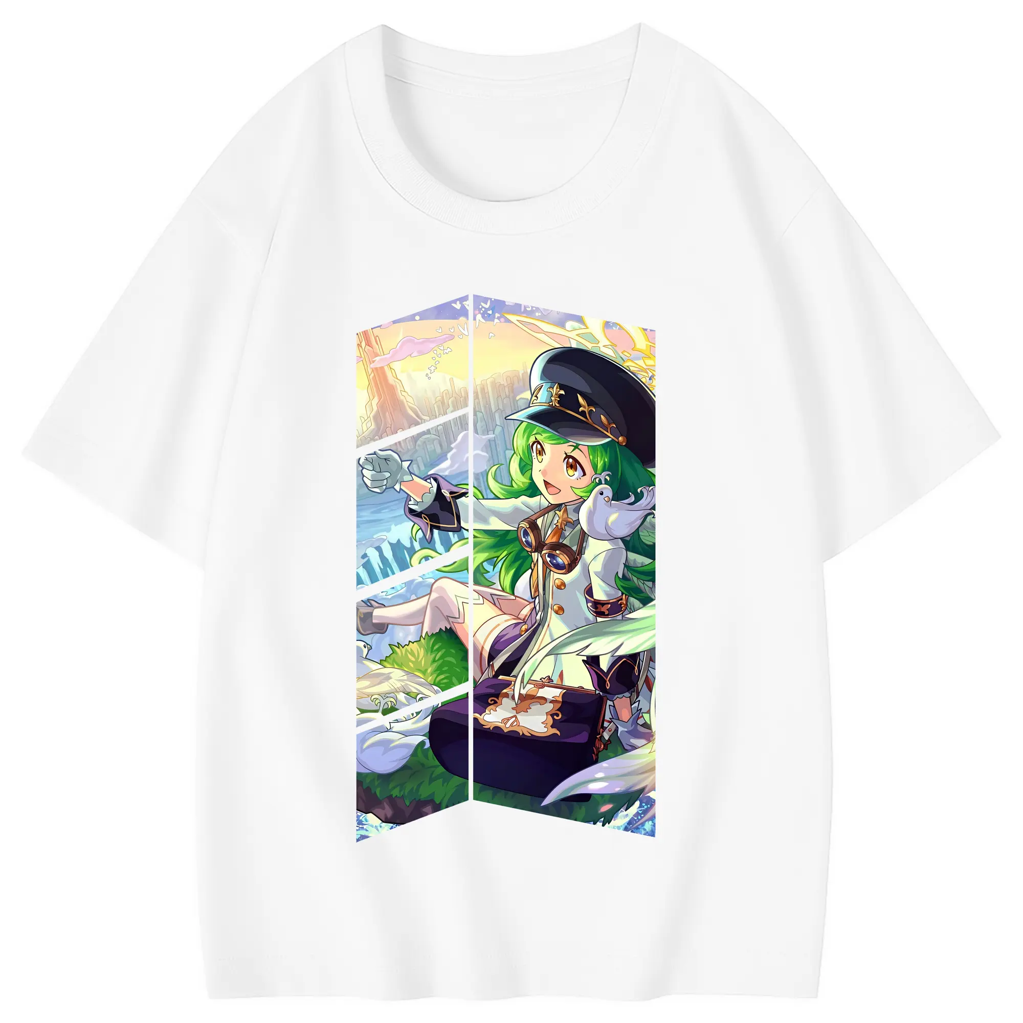 モンスト グッズ,ガブリエル - 綿100％ キッズTシャツ ・ フロントプリント ・ 快適 通気性 ・ スポーツ カジュアル 散歩用