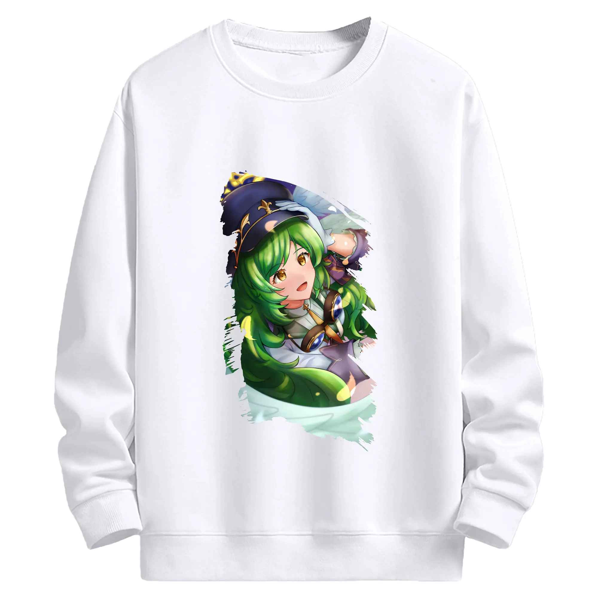 モンスト グッズ,ガブリエル - 高品質 クルーネック スウェット ・ コットン59％ ポリエステル41％ ・ ユニセックス 長袖 トレーナー ・ カジュアル デイリー スポーツ 散歩用