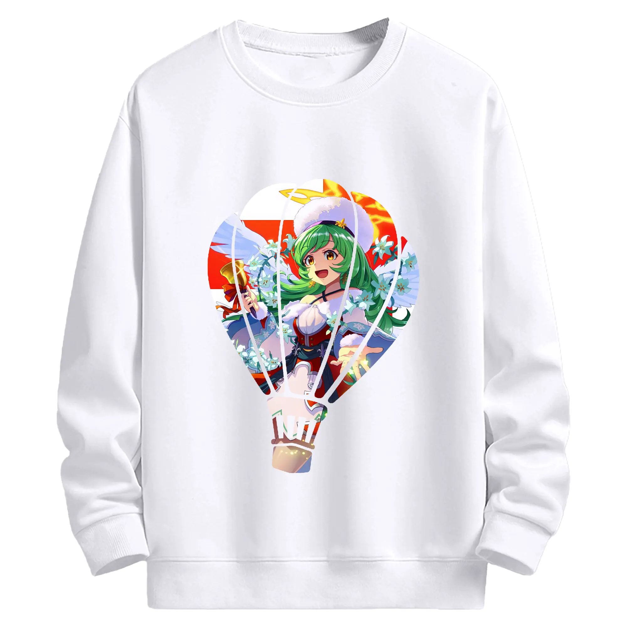 モンスト グッズ,ガブリエル - 高品質 クルーネック スウェット ・ コットン59％ ポリエステル41％ ・ ユニセックス 長袖 トレーナー ・ カジュアル デイリー スポーツ 散歩用