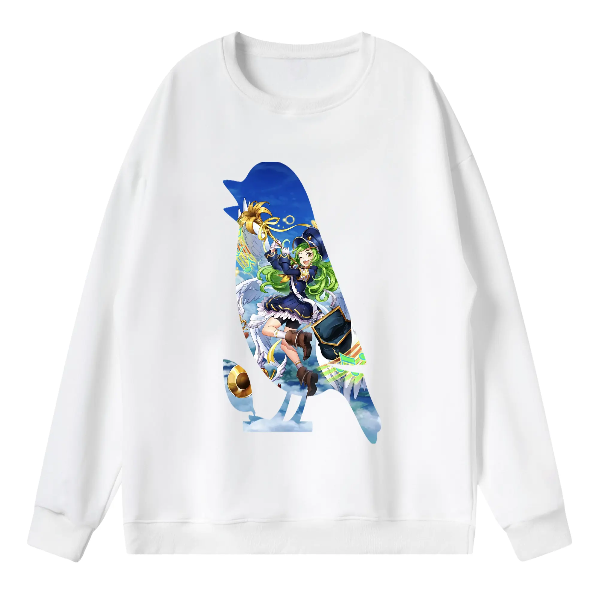 モンスト グッズ,ガブリエル - 薄手 クルーネック スウェット 裏毛260g · ポリエステル 春秋向け カジュアル 男女兼用 · トレーナー デイリー スポーツ 散歩に最適