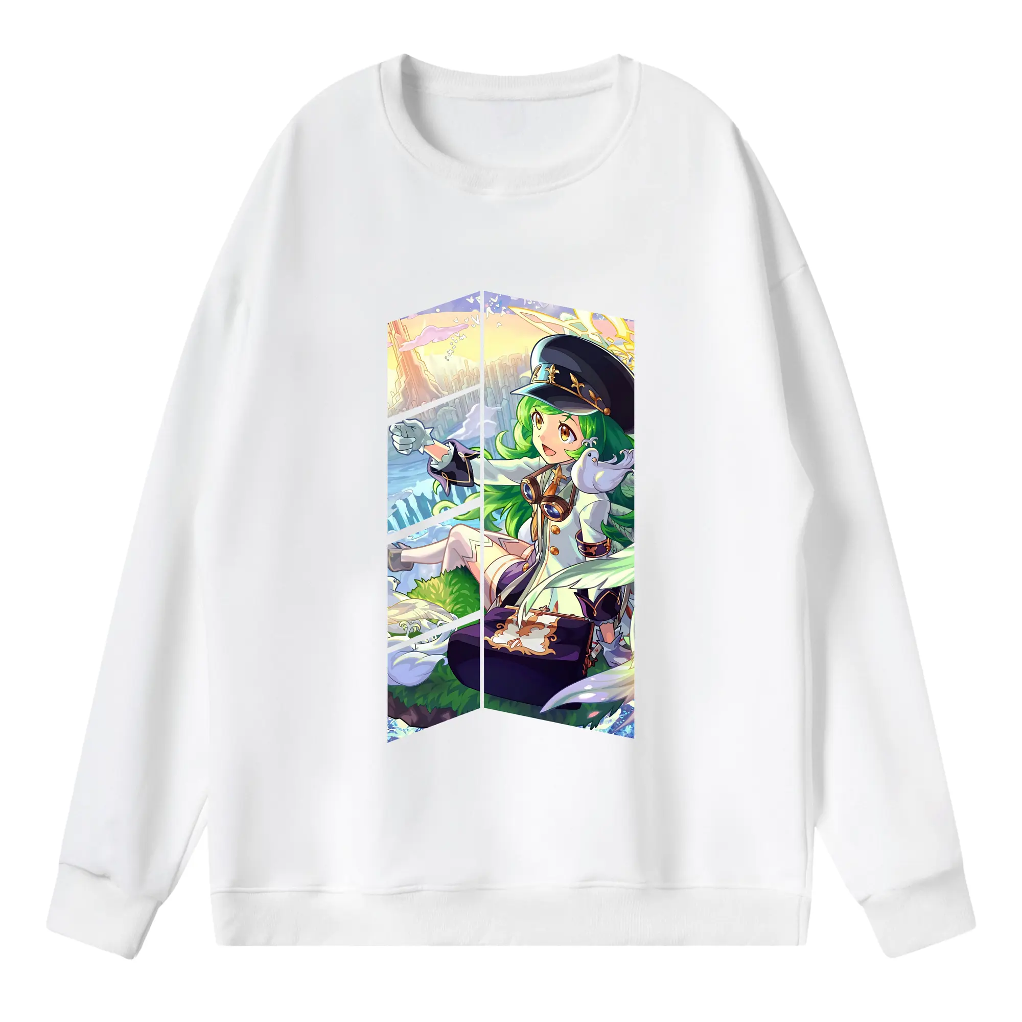 モンスト グッズ,ガブリエル - 薄手 クルーネック スウェット 裏毛260g · ポリエステル 春秋向け カジュアル 男女兼用 · トレーナー デイリー スポーツ 散歩に最適