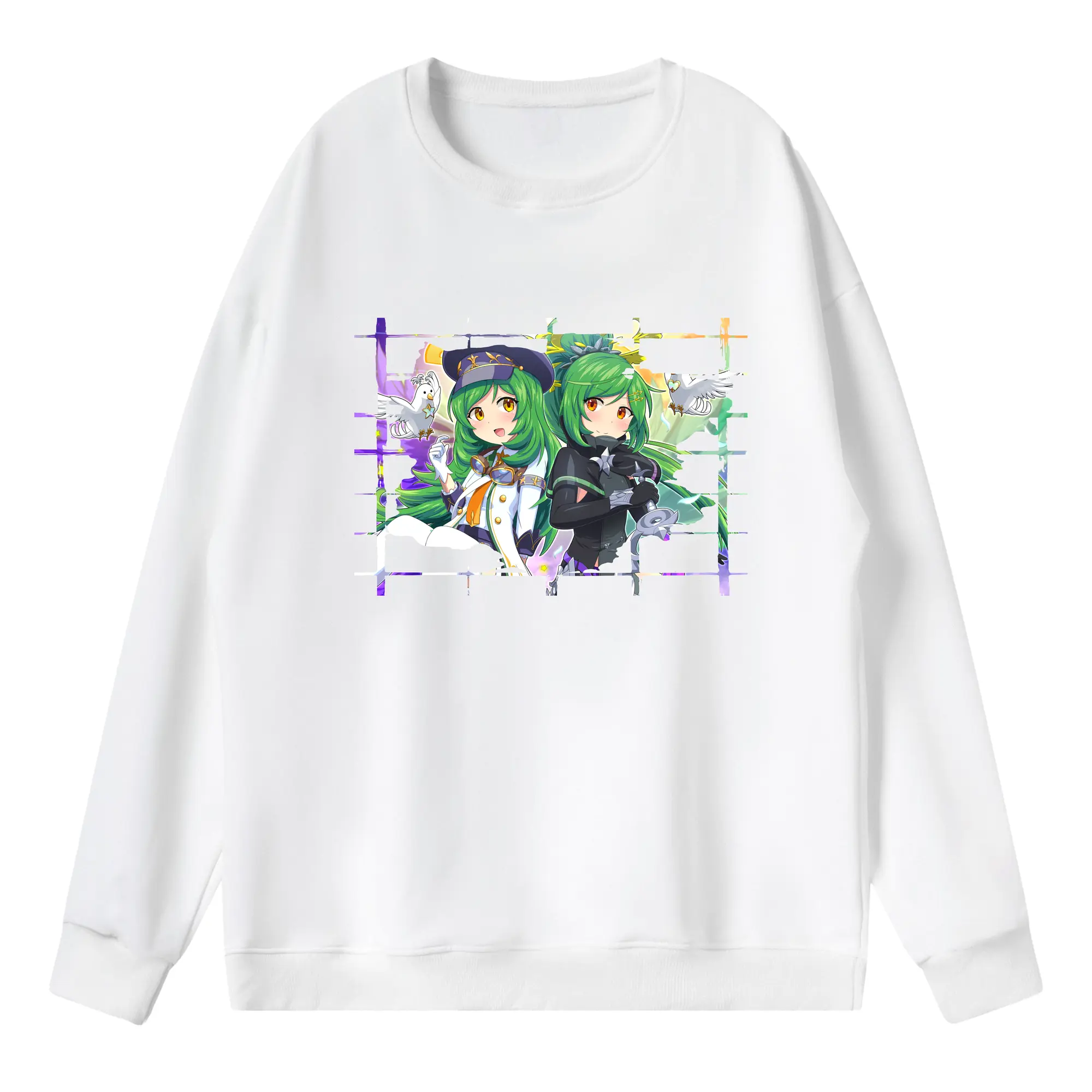 モンスト グッズ,ガブリエル - 薄手 クルーネック スウェット 裏毛260g · ポリエステル 春秋向け カジュアル 男女兼用 · トレーナー デイリー スポーツ 散歩に最適