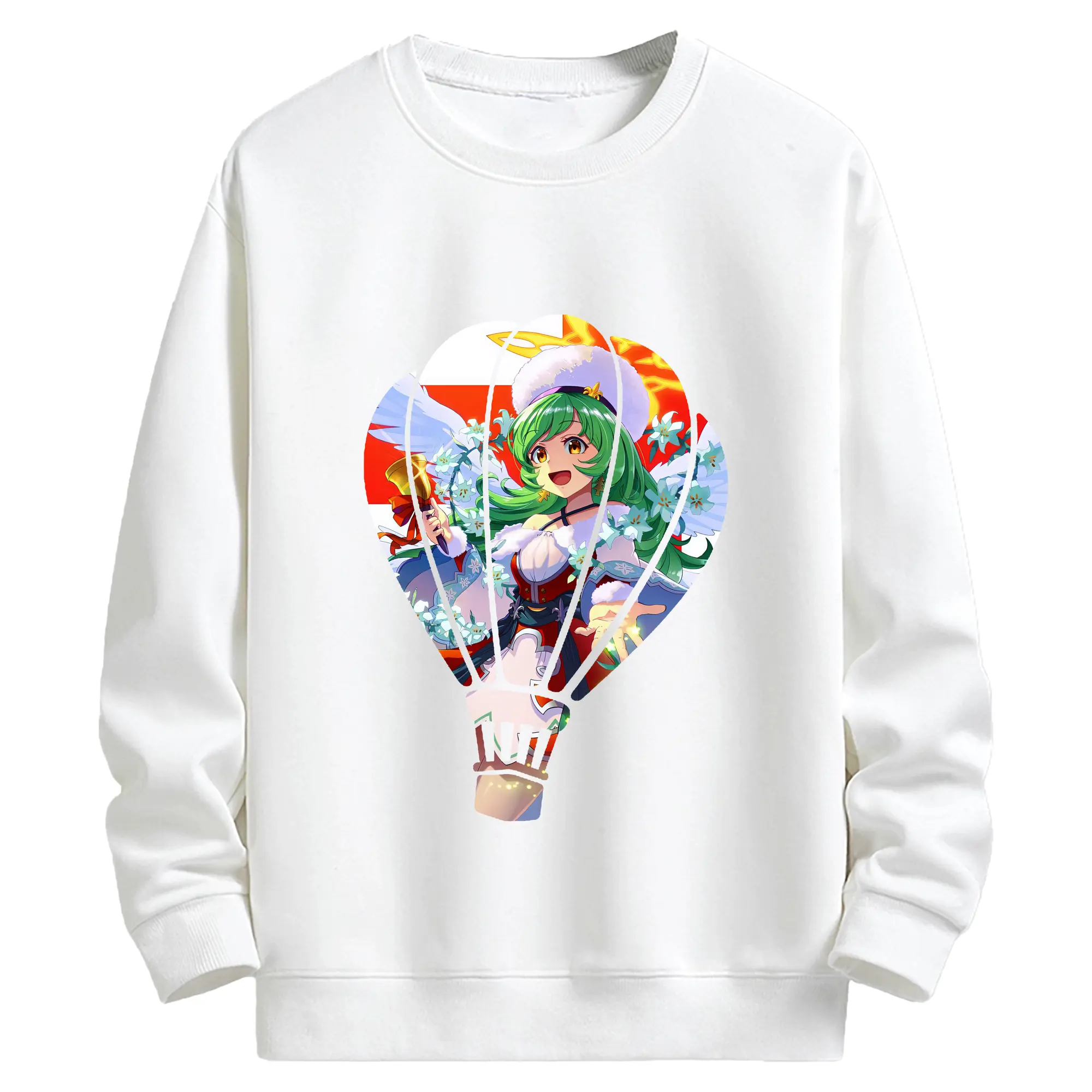 モンスト グッズ,ガブリエル - キッズ クルーネックスウェットシャツ ・ フロントプリント ・ 綿80％ ポリエステル20％ ・ 快適 通学 スポーツ 日常使い お散歩用