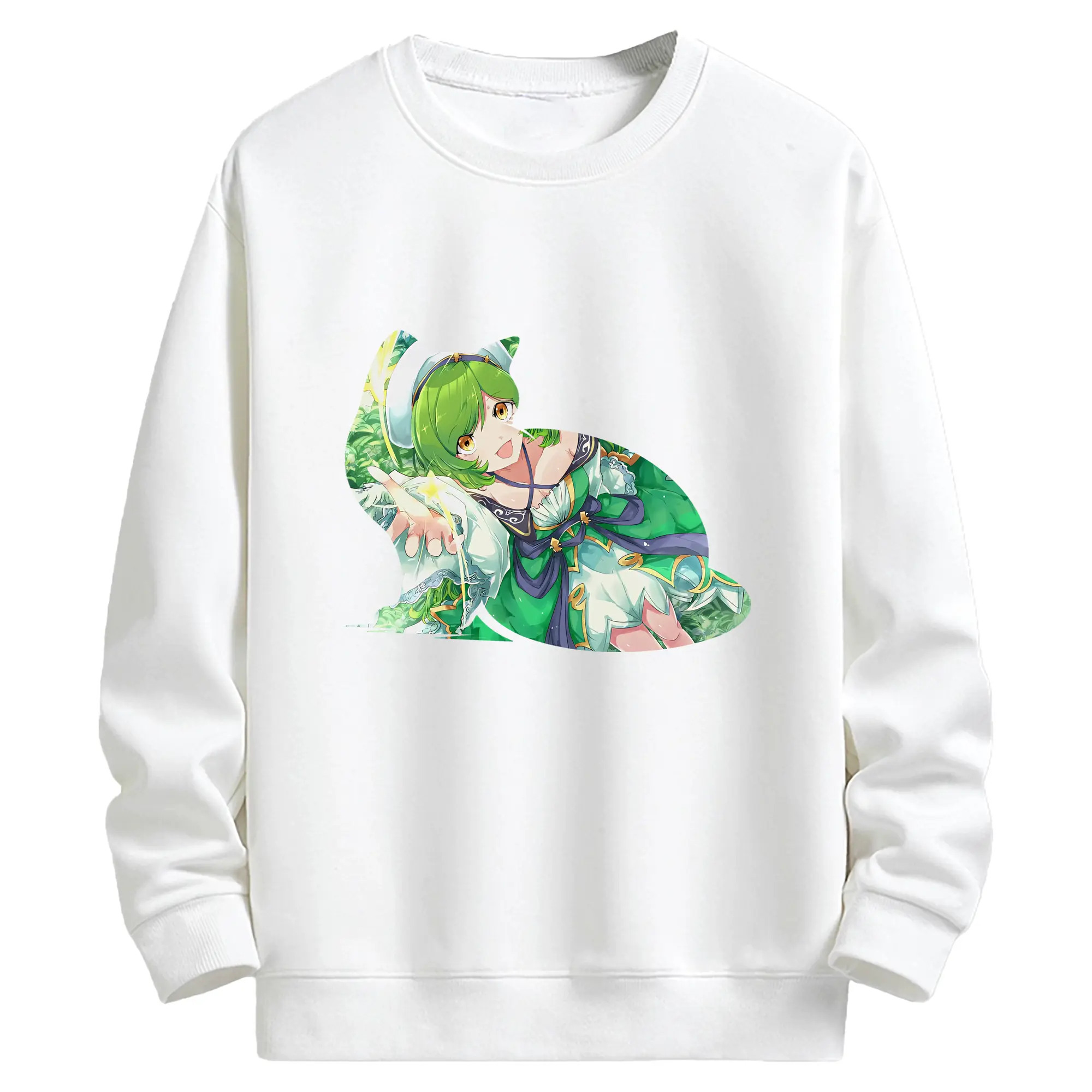 モンスト グッズ,ガブリエル - キッズ クルーネックスウェットシャツ ・ フロントプリント ・ 綿80％ ポリエステル20％ ・ 快適 通学 スポーツ 日常使い お散歩用