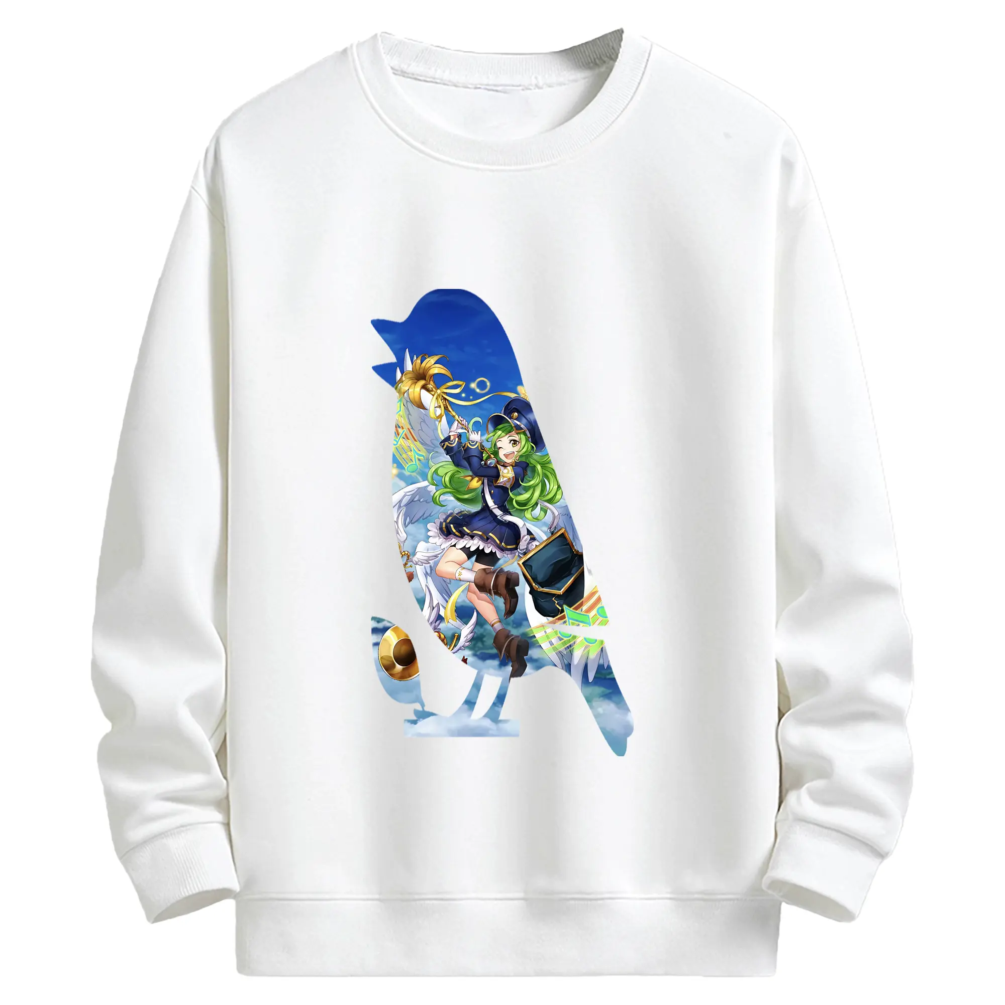 モンスト グッズ,ガブリエル - キッズ クルーネックスウェットシャツ ・ フロントプリント ・ 綿80％ ポリエステル20％ ・ 快適 通学 スポーツ 日常使い お散歩用