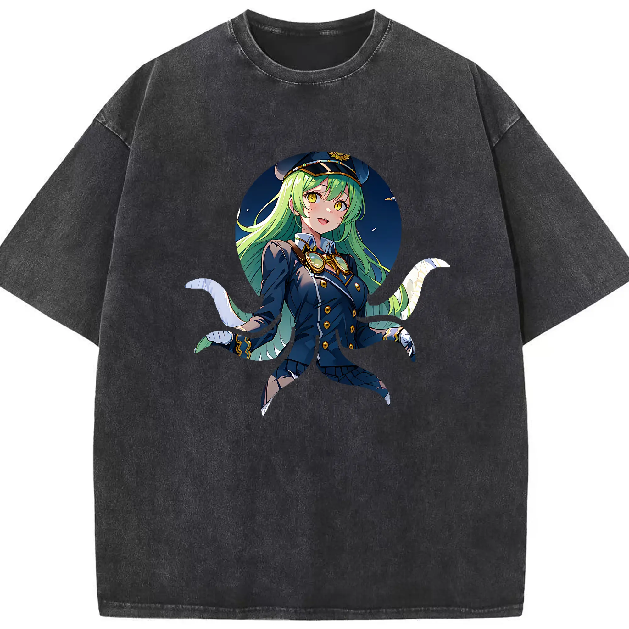 モンスト グッズ,ガブリエル - 綿100％ ヴィンテージ風 半袖Tシャツ ・ フロントプリント ・ 柔らか肌触り ・ 通気性 快適 ・ スポーツ カジュアル 外出用