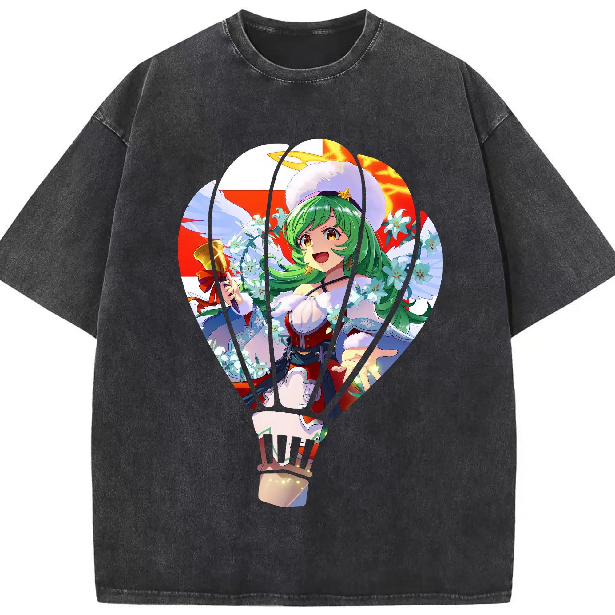 モンスト グッズ,ガブリエル - 綿100％ ヴィンテージ風 半袖Tシャツ ・ フロントプリント ・ 柔らか肌触り ・ 通気性 快適 ・ スポーツ カジュアル 外出用