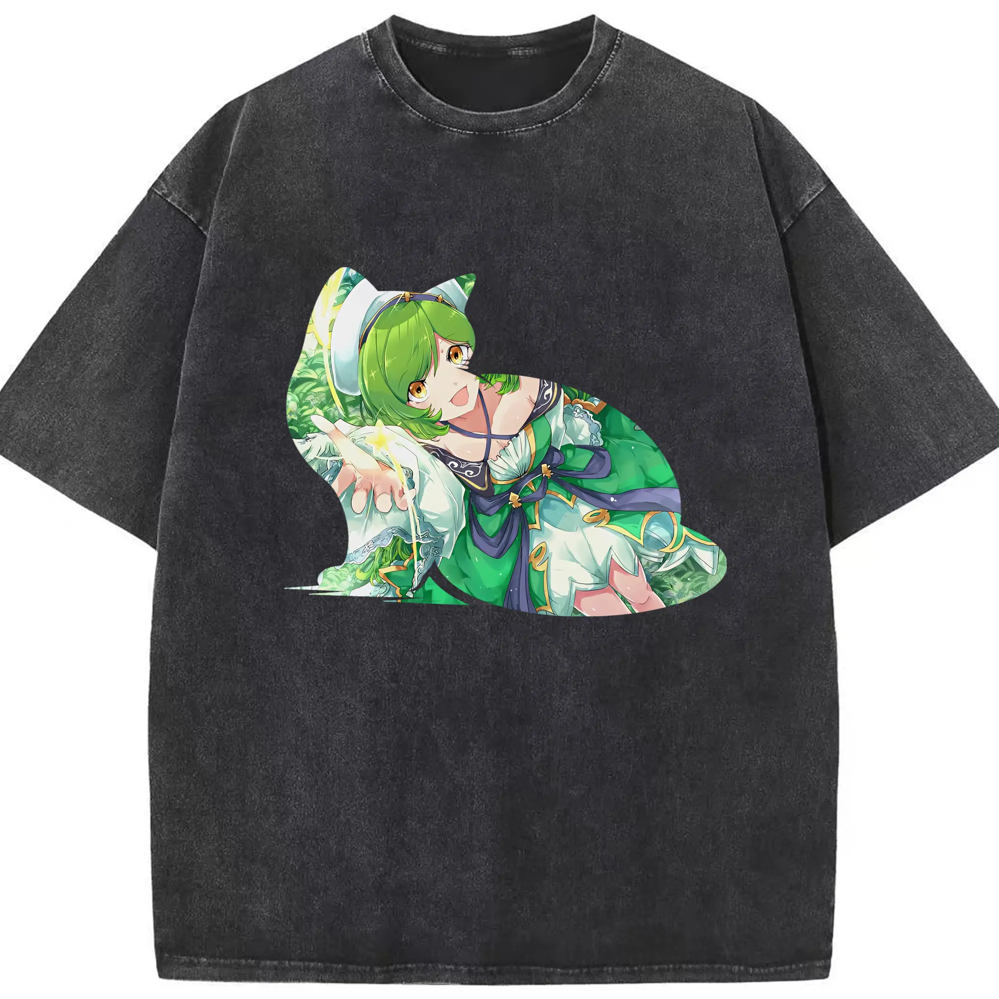 モンスト グッズ,ガブリエル - 綿100％ ヴィンテージ風 半袖Tシャツ ・ フロントプリント ・ 柔らか肌触り ・ 通気性 快適 ・ スポーツ カジュアル 外出用