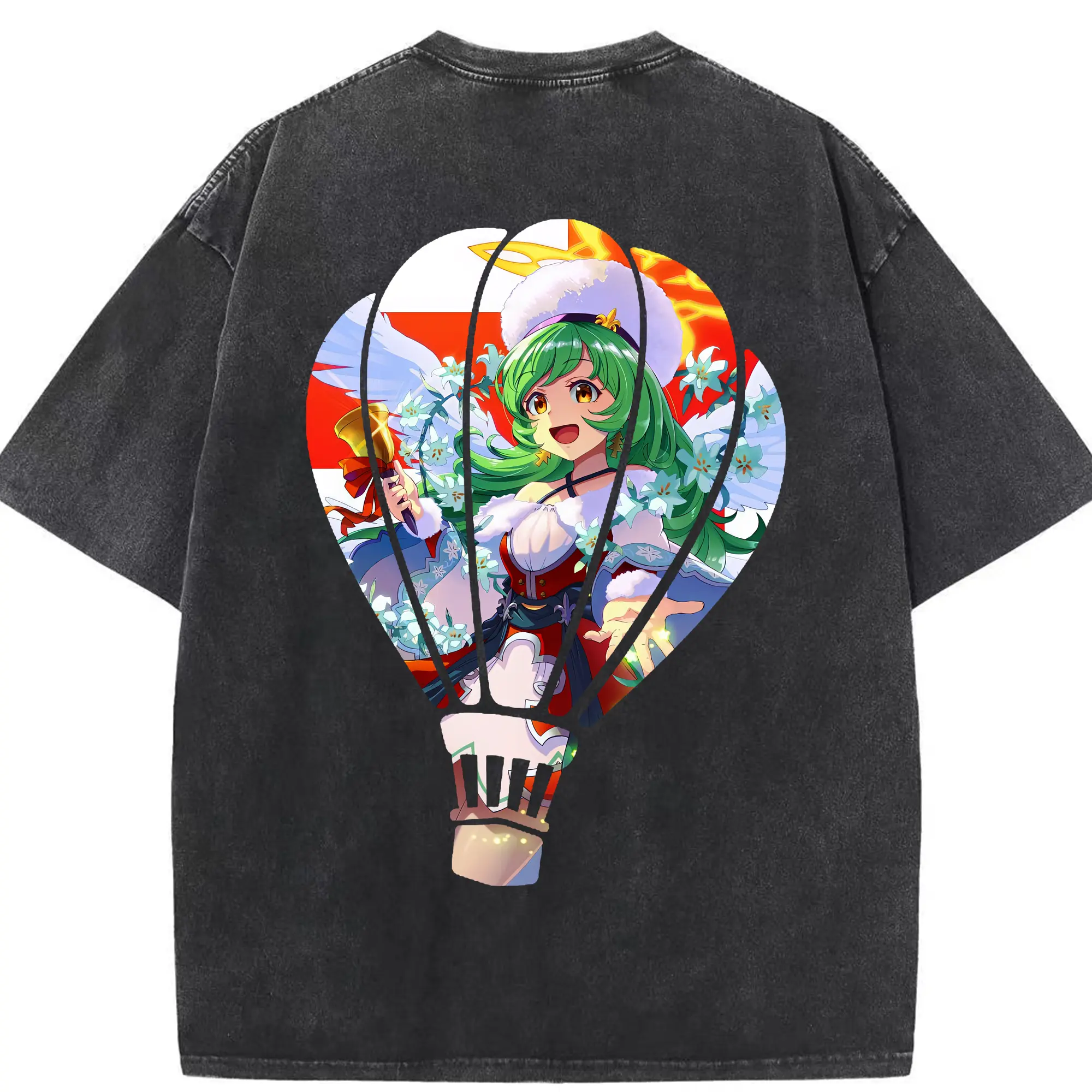 モンスト グッズ,ガブリエル - 綿100％ ヴィンテージ風 半袖Tシャツ ・ 背面プリント ・ 柔らか肌触り ・ 通気性 快適 ・ スポーツ カジュアル 外出用