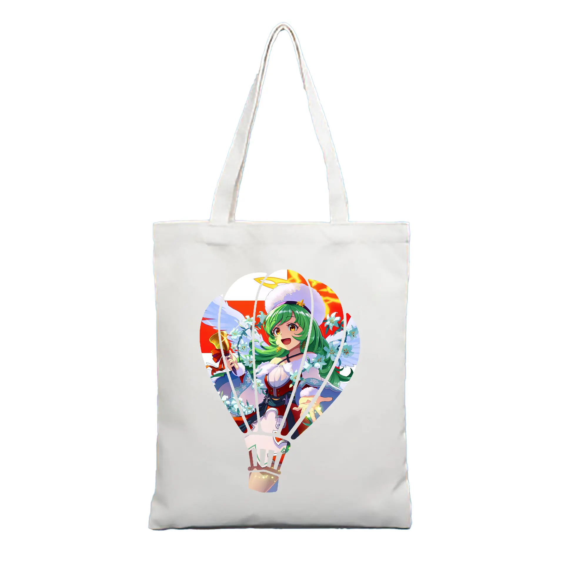 モンスト グッズ,ガブリエル - 縦型キャンバス手提げバッグ（トートバッグ） ・ キャンバス素材 ・ ショッピング用 ・ 軽量 丈夫 お手入れ簡単