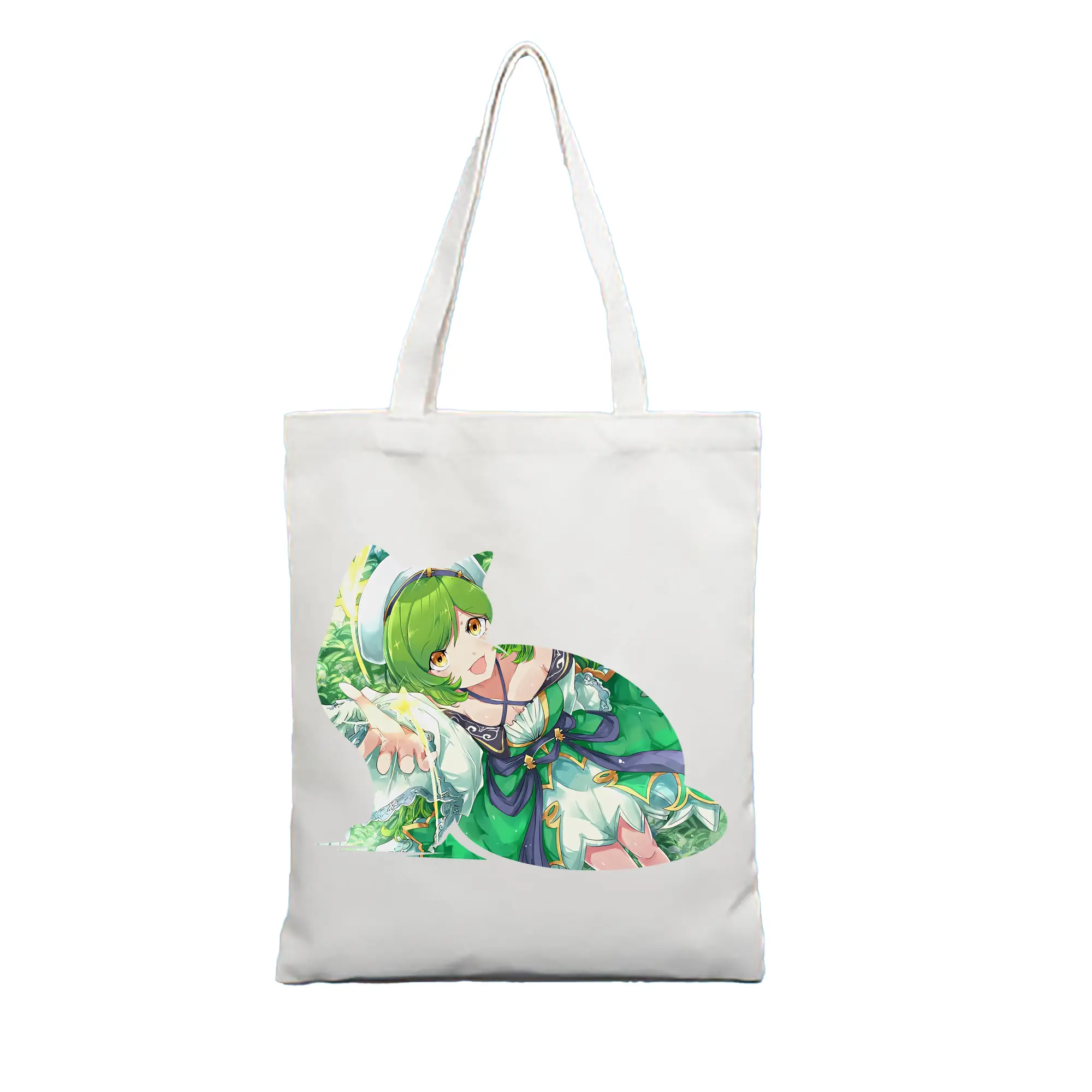 モンスト グッズ,ガブリエル - 縦型キャンバス手提げバッグ（トートバッグ） ・ キャンバス素材 ・ ショッピング用 ・ 軽量 丈夫 お手入れ簡単