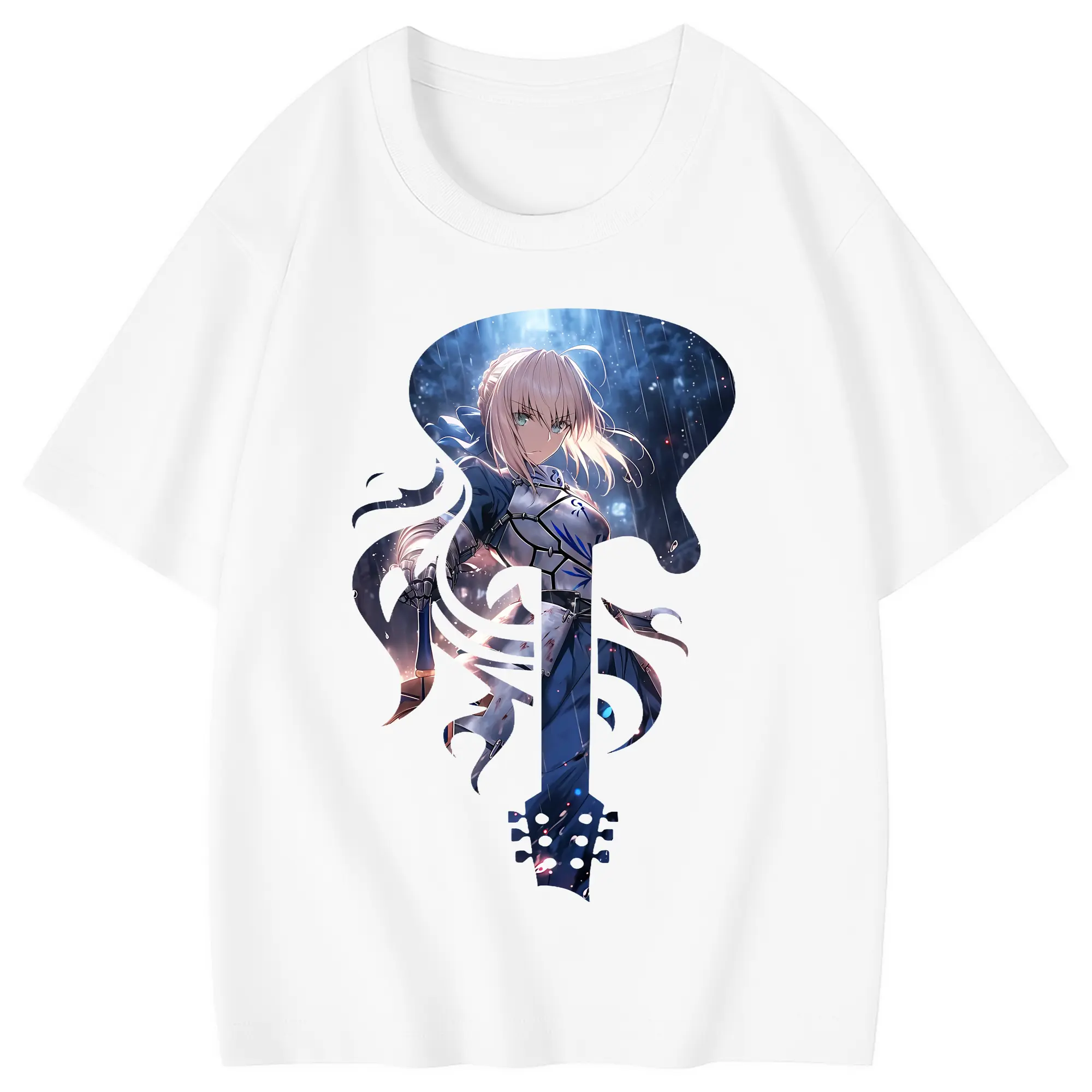 FGO グッズ,アルトリア - 綿100％ キッズTシャツ ・ フロントプリント ・ 快適 通気性 ・ スポーツ カジュアル 散歩用