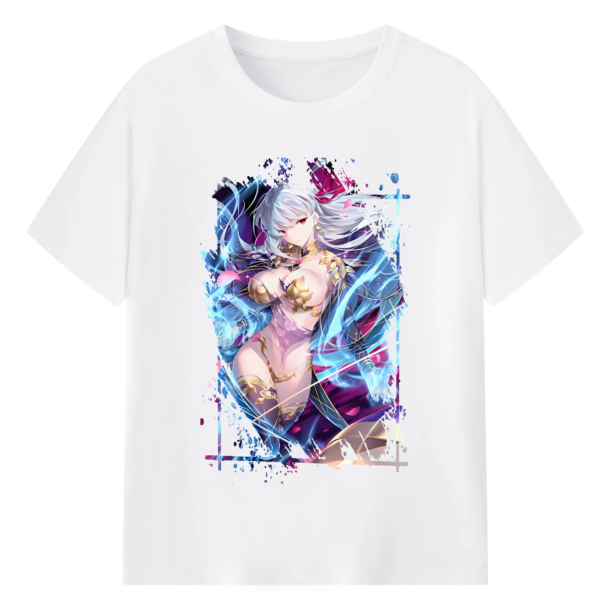 FGO グッズ,カーマ - 綿100％ 半袖Tシャツ ・ フロントプリント ・ 快適 通気性 ・ 日常使い 散歩 スポーツ用