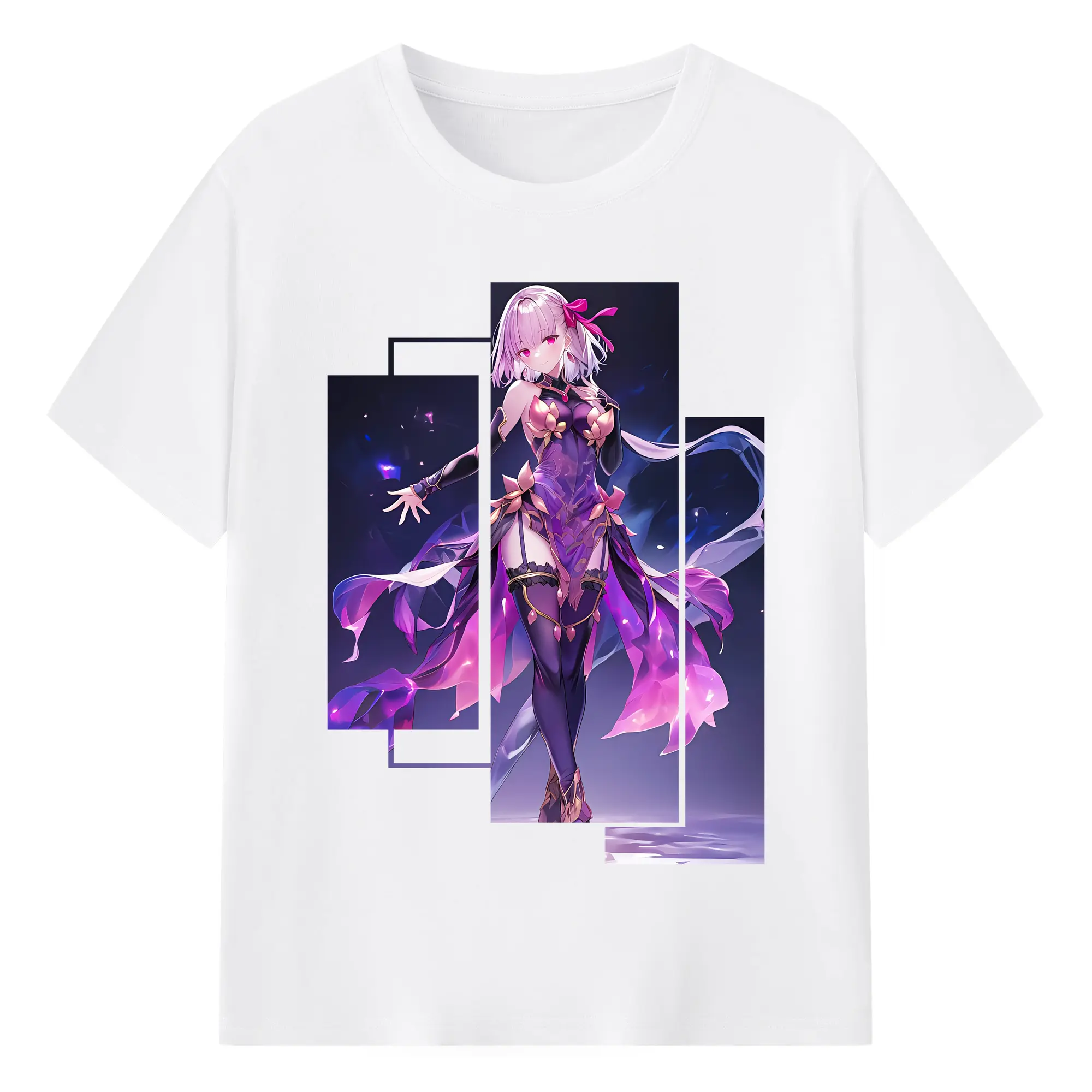 FGO グッズ,カーマ - 綿100％ 半袖Tシャツ ・ フロントプリント ・ 快適 通気性 ・ 日常使い 散歩 スポーツ用