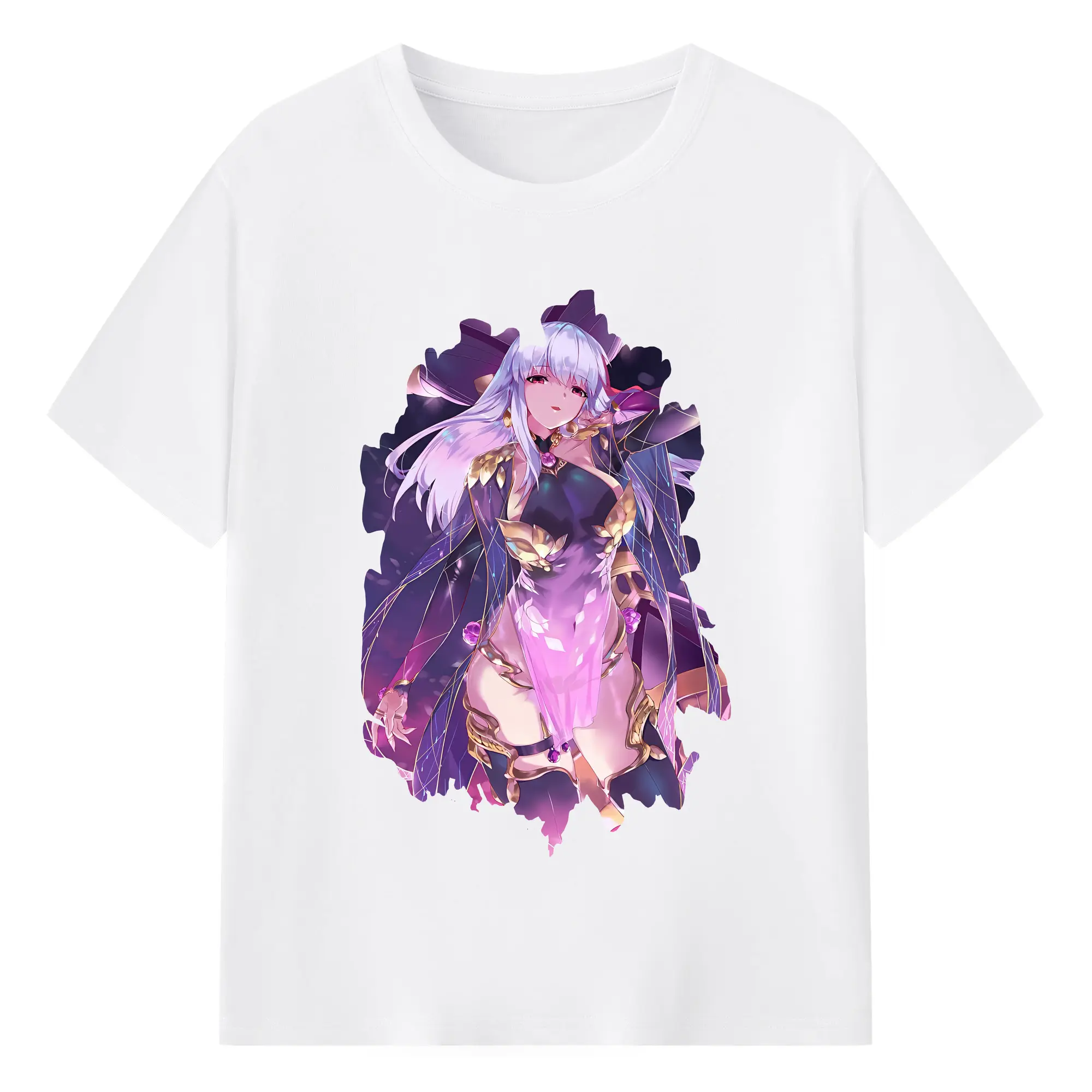 FGO グッズ,カーマ - 綿100％ 半袖Tシャツ ・ フロントプリント ・ 快適 通気性 ・ 日常使い 散歩 スポーツ用