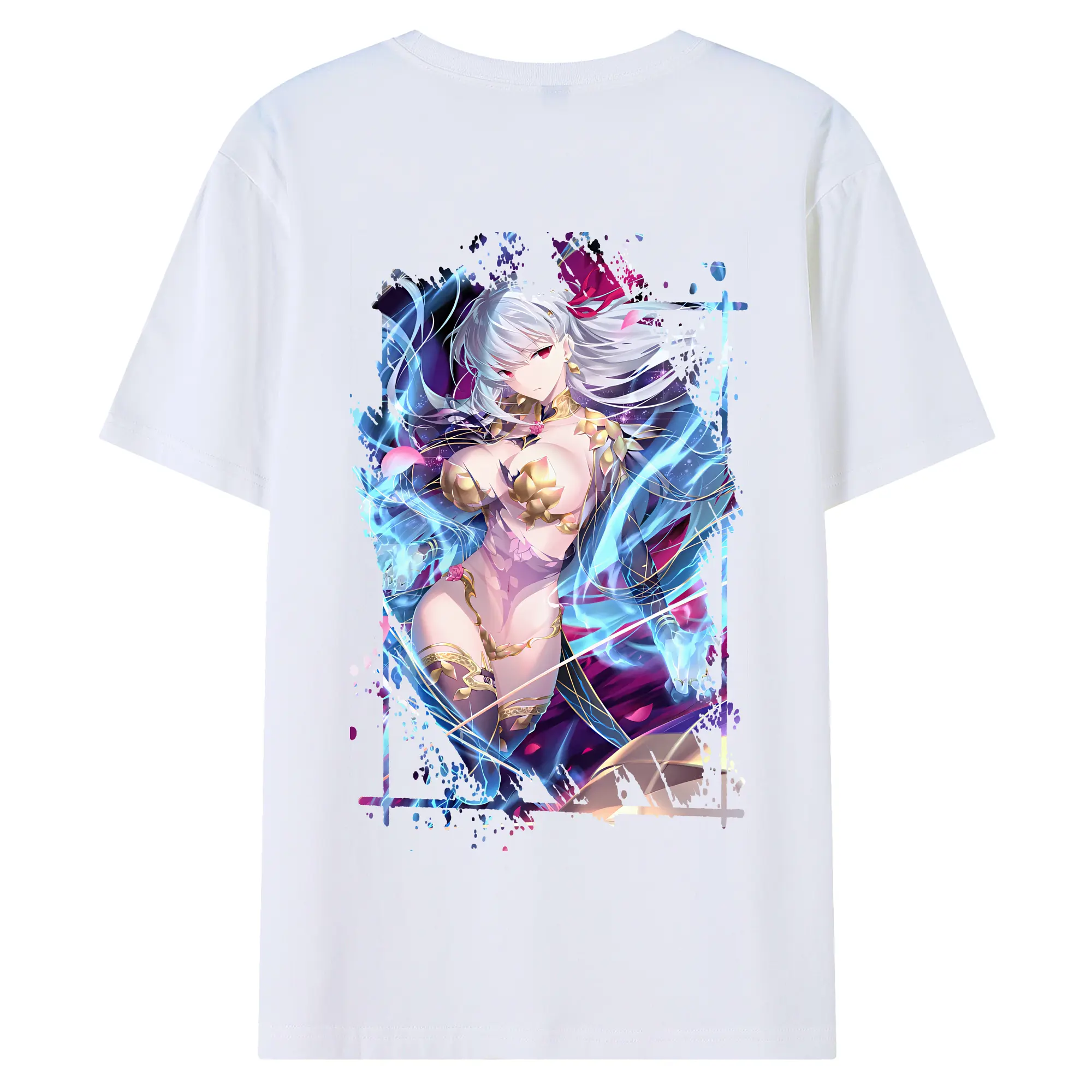 FGO グッズ,カーマ - 綿100％ 半袖Tシャツ ・ バックプリント ・ 快適 通気性 ・ 日常使い 散歩 スポーツ用