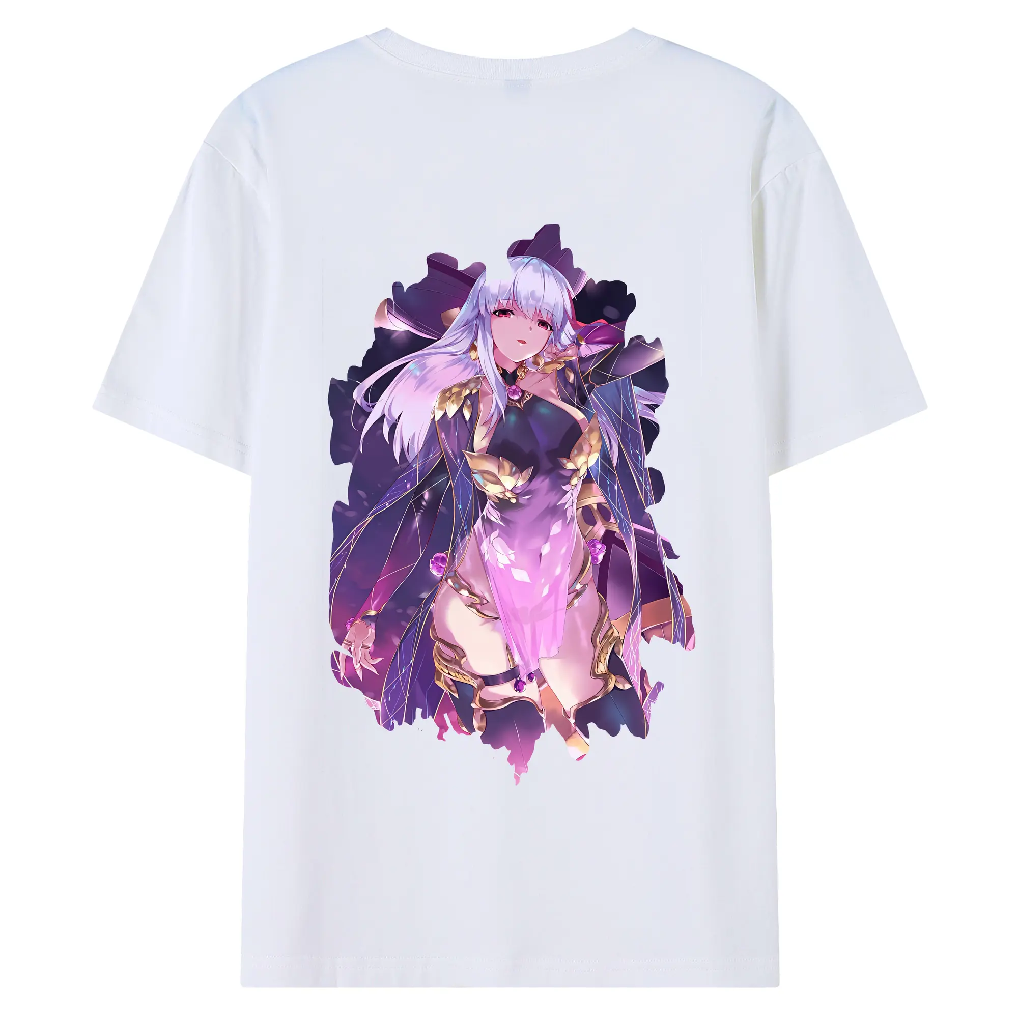 FGO グッズ,カーマ - 綿100％ 半袖Tシャツ ・ バックプリント ・ 快適 通気性 ・ 日常使い 散歩 スポーツ用