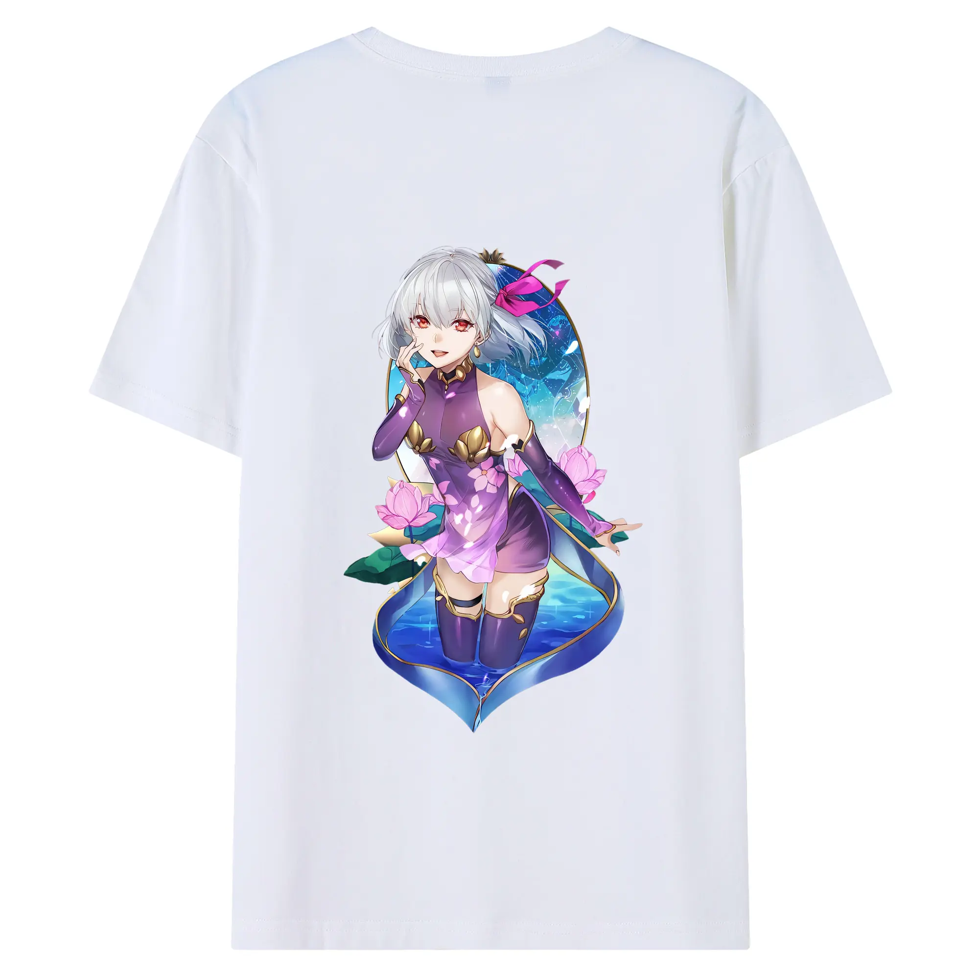 FGO グッズ,カーマ - 綿100％ 半袖Tシャツ ・ バックプリント ・ 快適 通気性 ・ 日常使い 散歩 スポーツ用