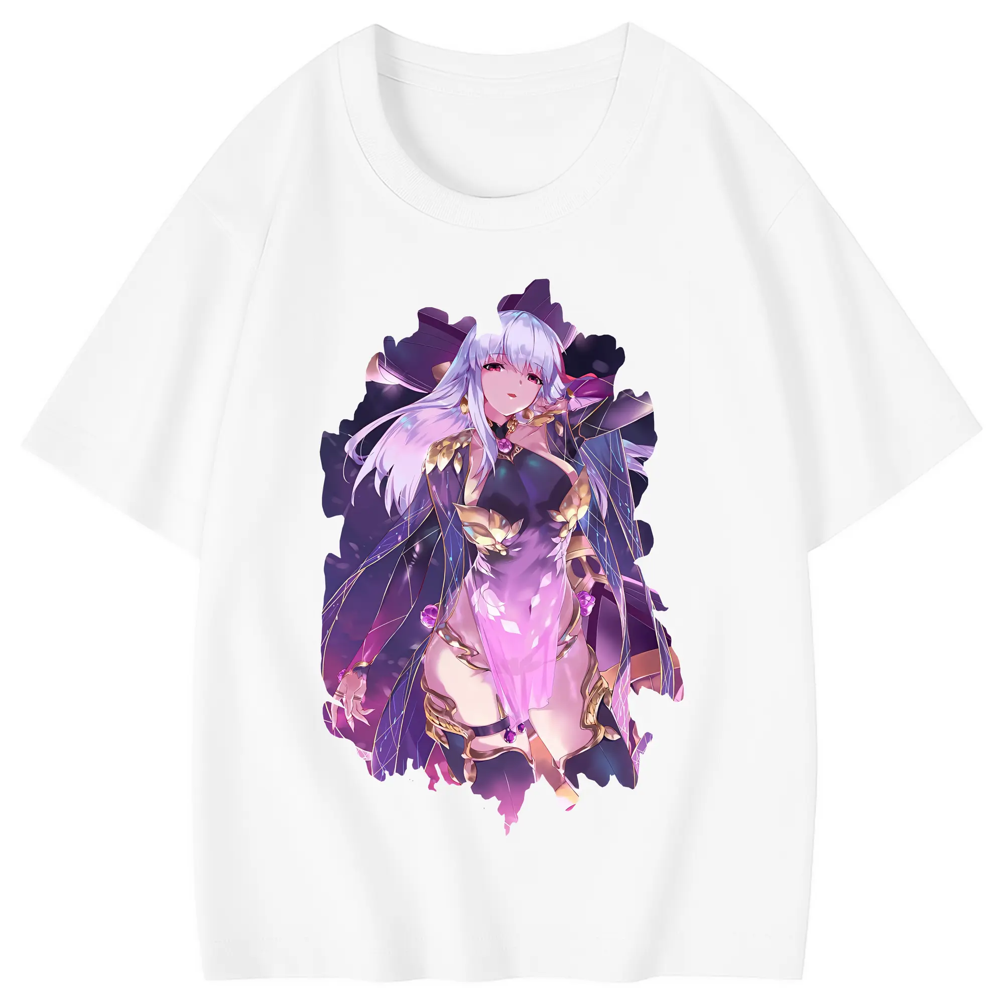 FGO グッズ,カーマ - 綿100％ キッズTシャツ ・ フロントプリント ・ 快適 通気性 ・ スポーツ カジュアル 散歩用