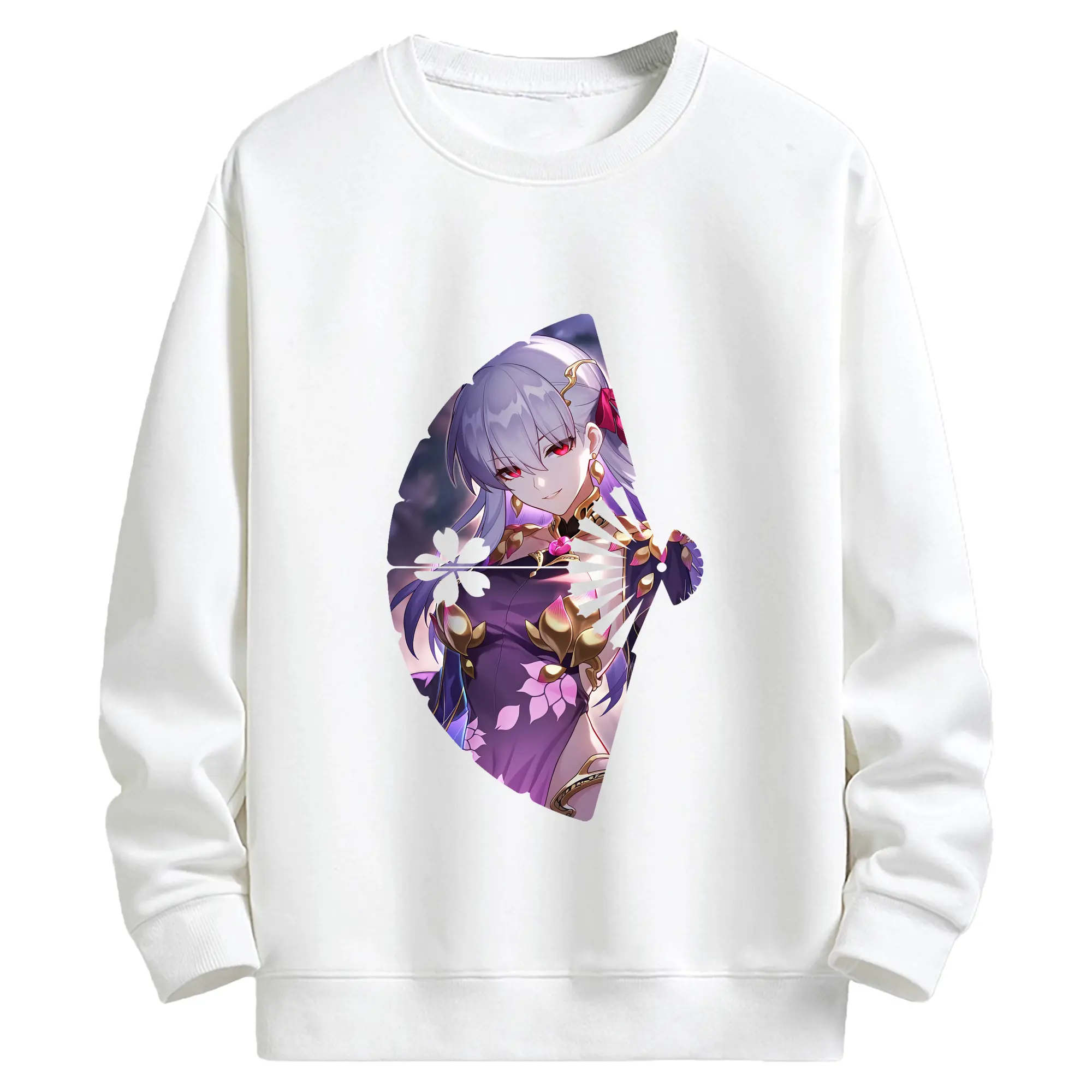 FGO グッズ,カーマ - キッズ クルーネックスウェットシャツ ・ フロントプリント ・ 綿80％ ポリエステル20％ ・ 快適 通学 スポーツ 日常使い お散歩用