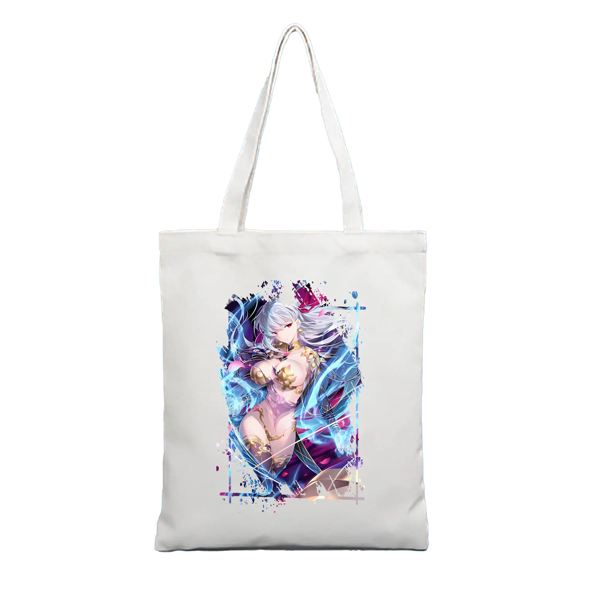 FGO グッズ,カーマ - 縦型キャンバス手提げバッグ（トートバッグ） ・ キャンバス素材 ・ ショッピング用 ・ 軽量 丈夫 お手入れ簡単