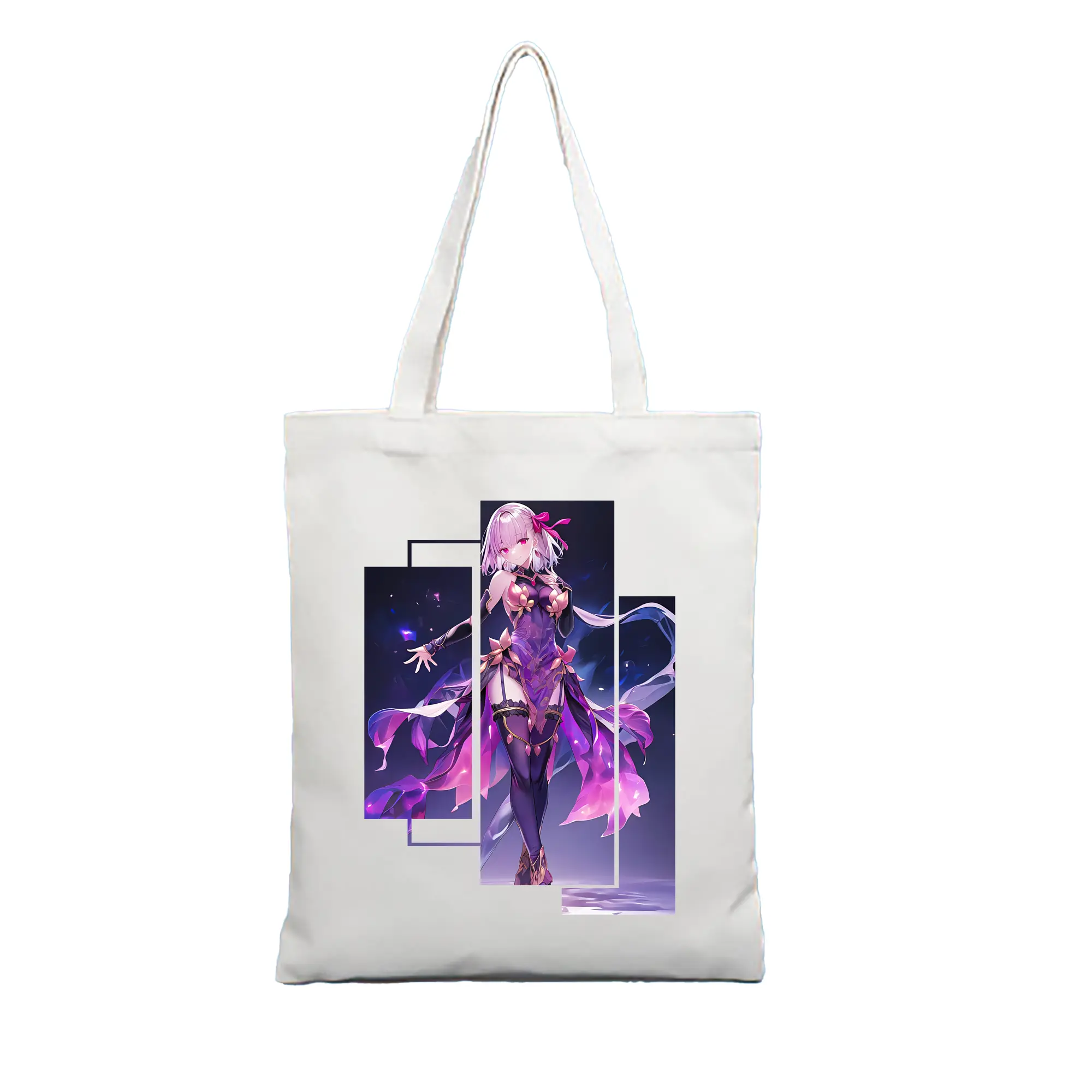 FGO グッズ,カーマ - 縦型キャンバス手提げバッグ（トートバッグ） ・ キャンバス素材 ・ ショッピング用 ・ 軽量 丈夫 お手入れ簡単