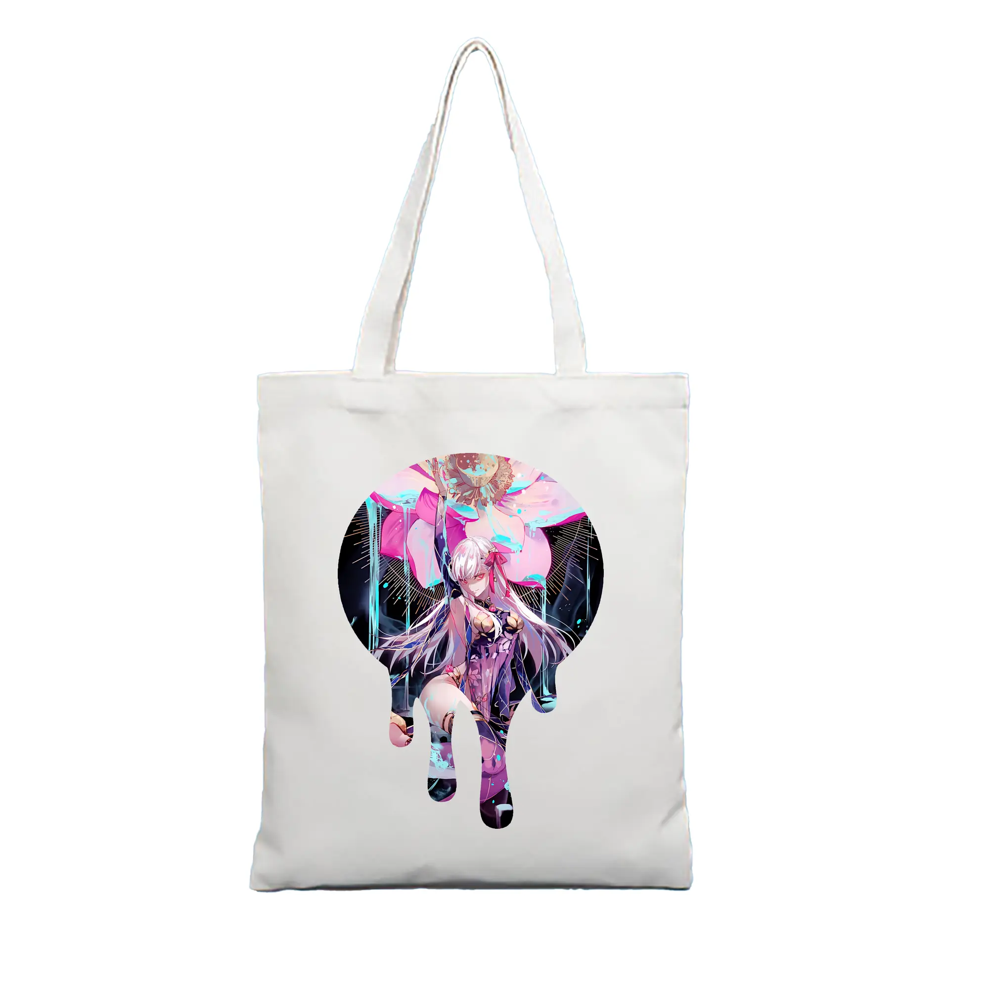 FGO グッズ,カーマ - 縦型キャンバス手提げバッグ（トートバッグ） ・ キャンバス素材 ・ ショッピング用 ・ 軽量 丈夫 お手入れ簡単