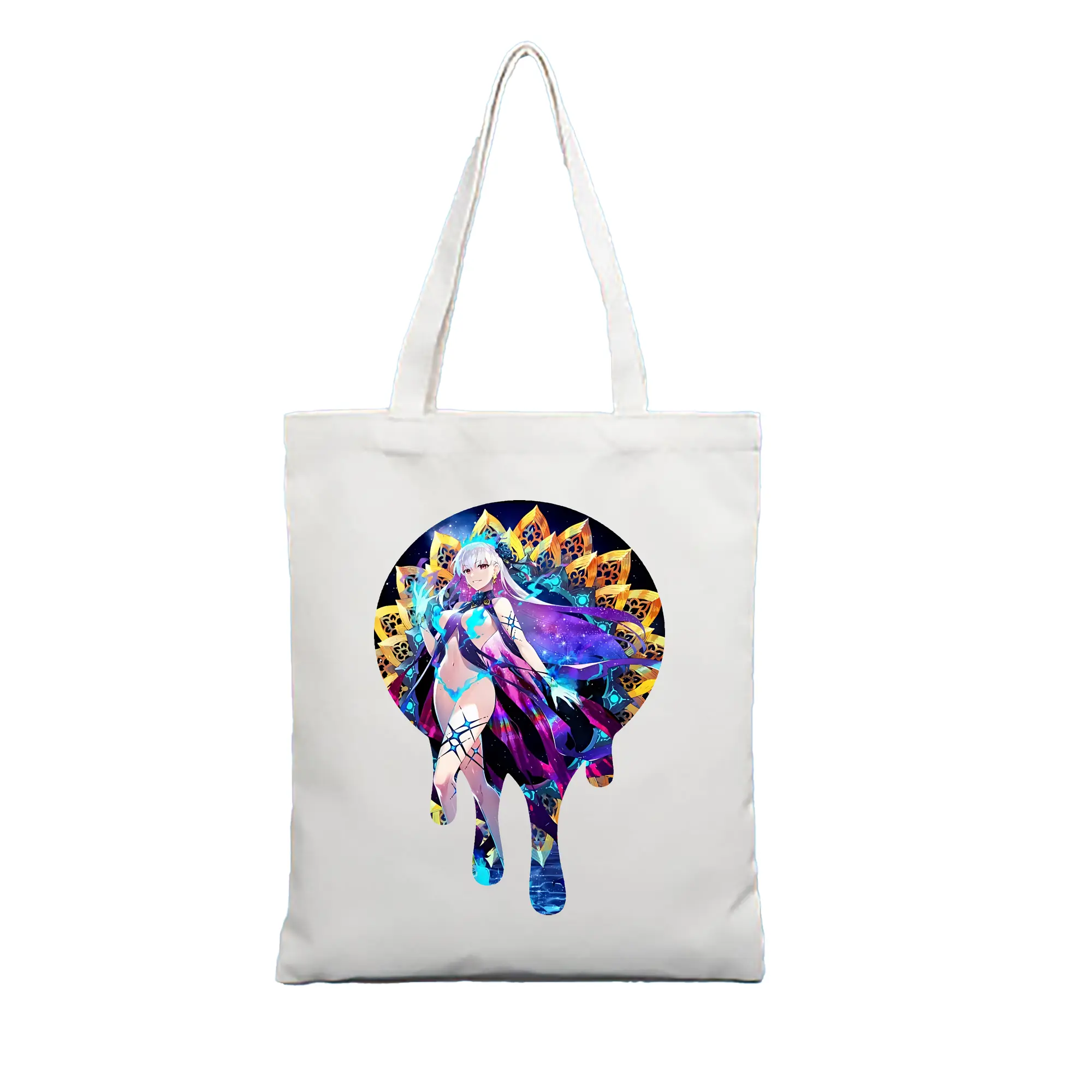 FGO グッズ,カーマ - 縦型キャンバス手提げバッグ（トートバッグ） ・ キャンバス素材 ・ ショッピング用 ・ 軽量 丈夫 お手入れ簡単