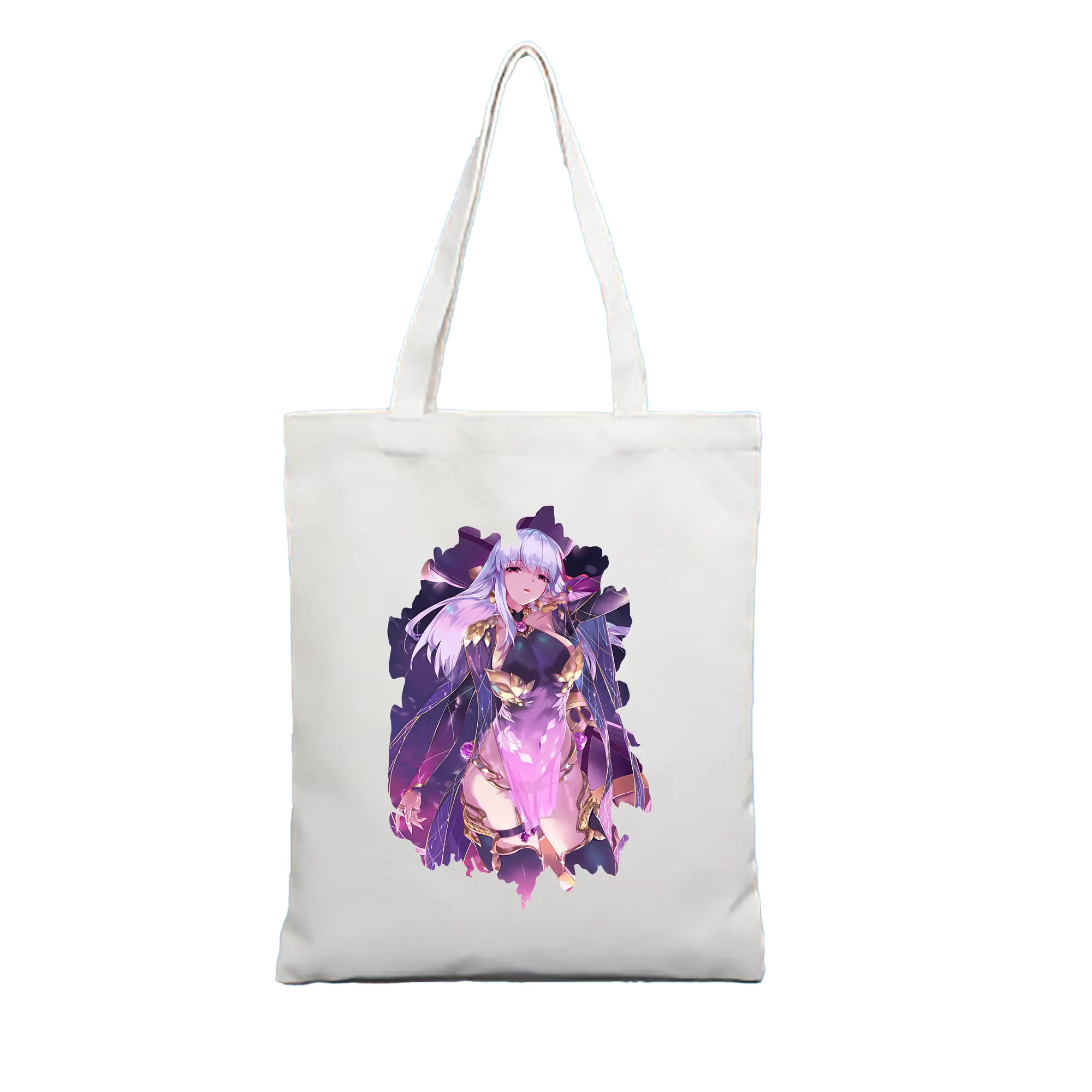 FGO グッズ,カーマ - 縦型キャンバス手提げバッグ（トートバッグ） ・ キャンバス素材 ・ ショッピング用 ・ 軽量 丈夫 お手入れ簡単