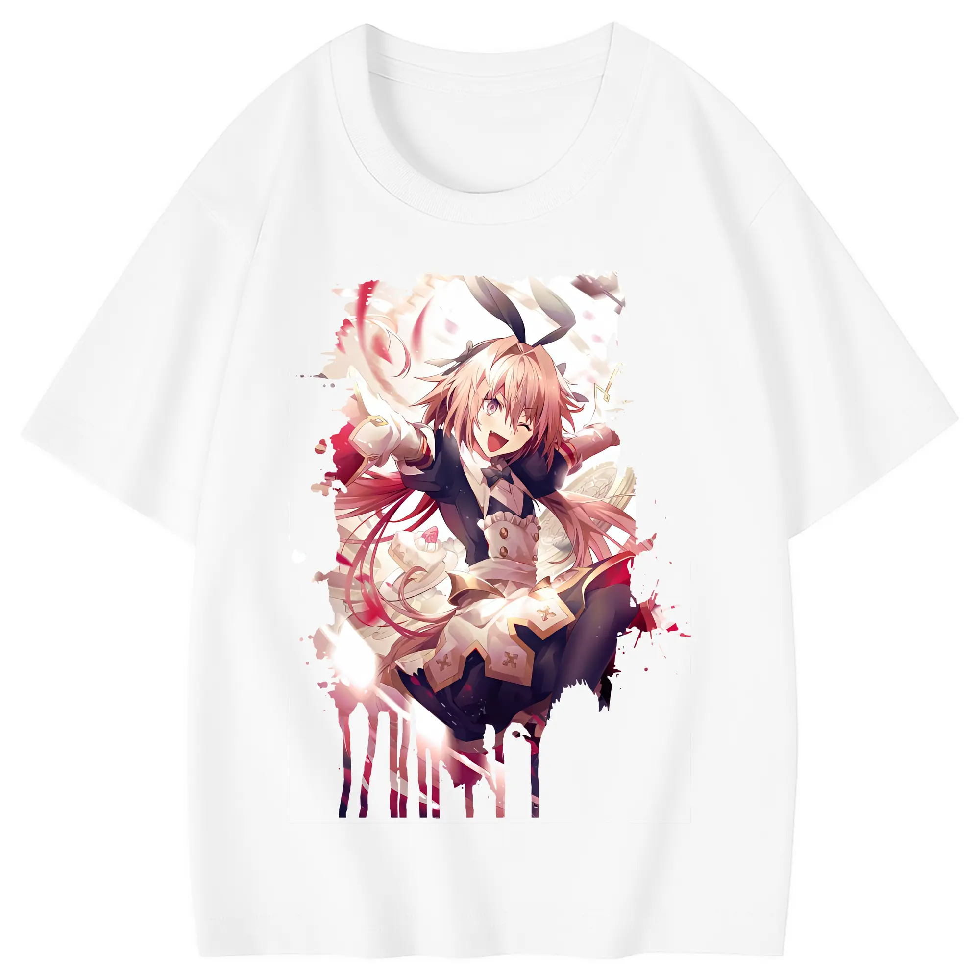 FGO グッズ,アストルフォ - 綿100％ キッズTシャツ ・ フロントプリント ・ 快適 通気性 ・ スポーツ カジュアル 散歩用