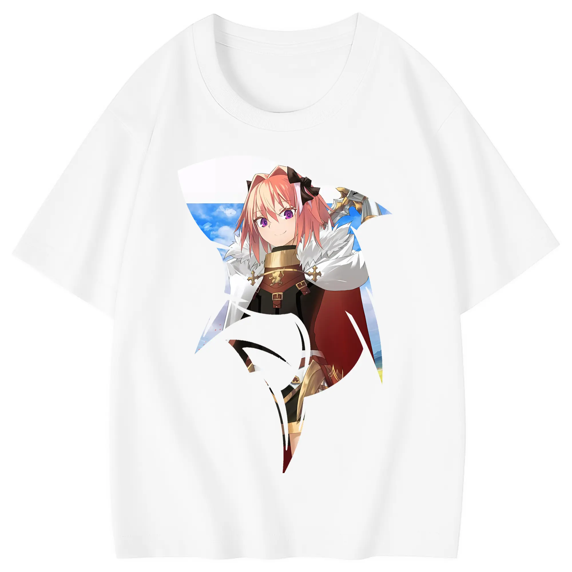 FGO グッズ,アストルフォ - 綿100％ キッズTシャツ ・ フロントプリント ・ 快適 通気性 ・ スポーツ カジュアル 散歩用