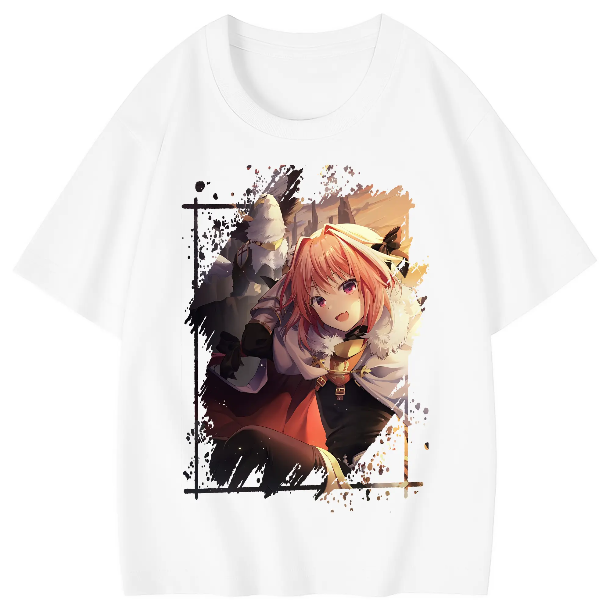 FGO グッズ,アストルフォ - 綿100％ キッズTシャツ ・ フロントプリント ・ 快適 通気性 ・ スポーツ カジュアル 散歩用