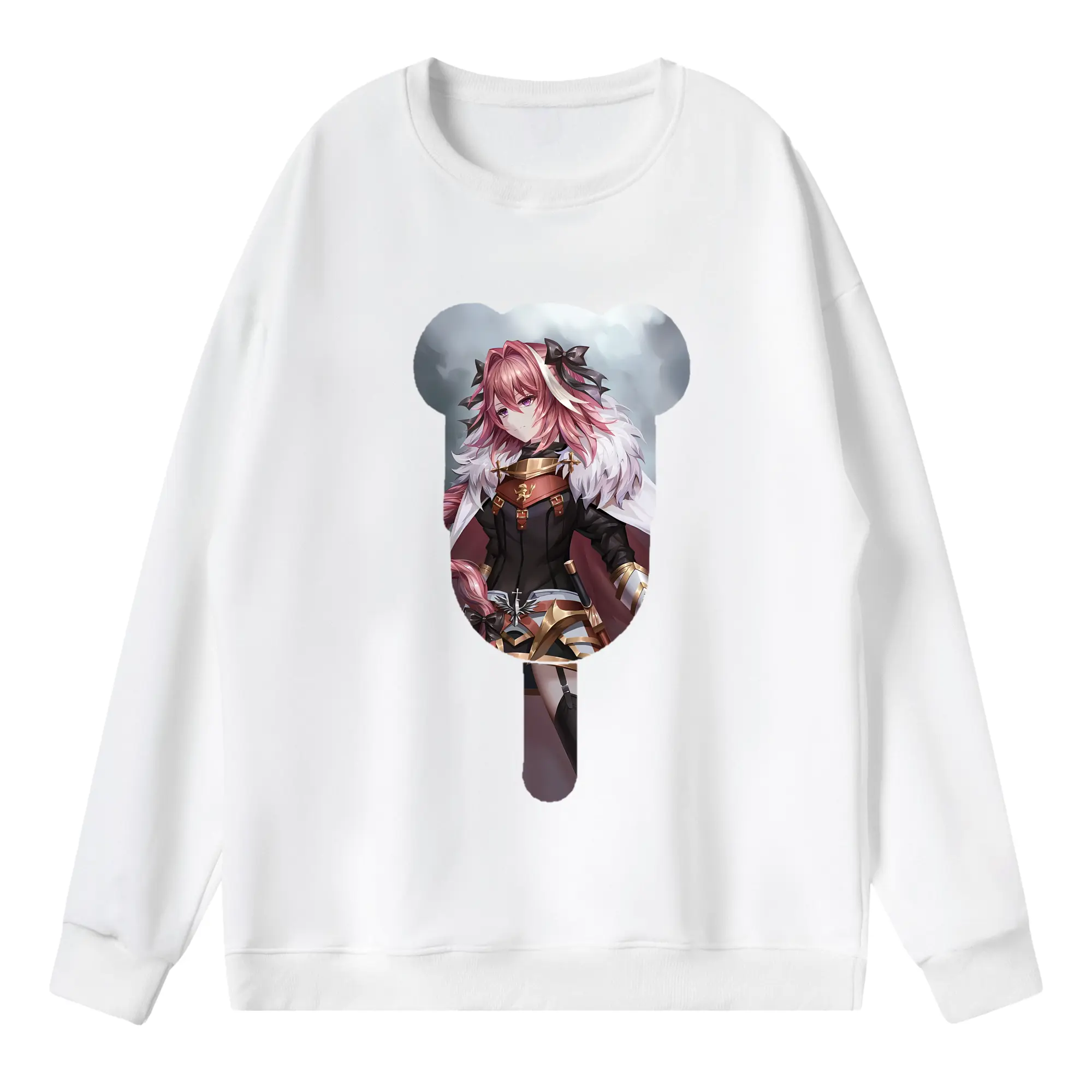 FGO グッズ,アストルフォ - 薄手 クルーネック スウェット 裏毛260g · ポリエステル 春秋向け カジュアル 男女兼用 · トレーナー デイリー スポーツ 散歩に最適