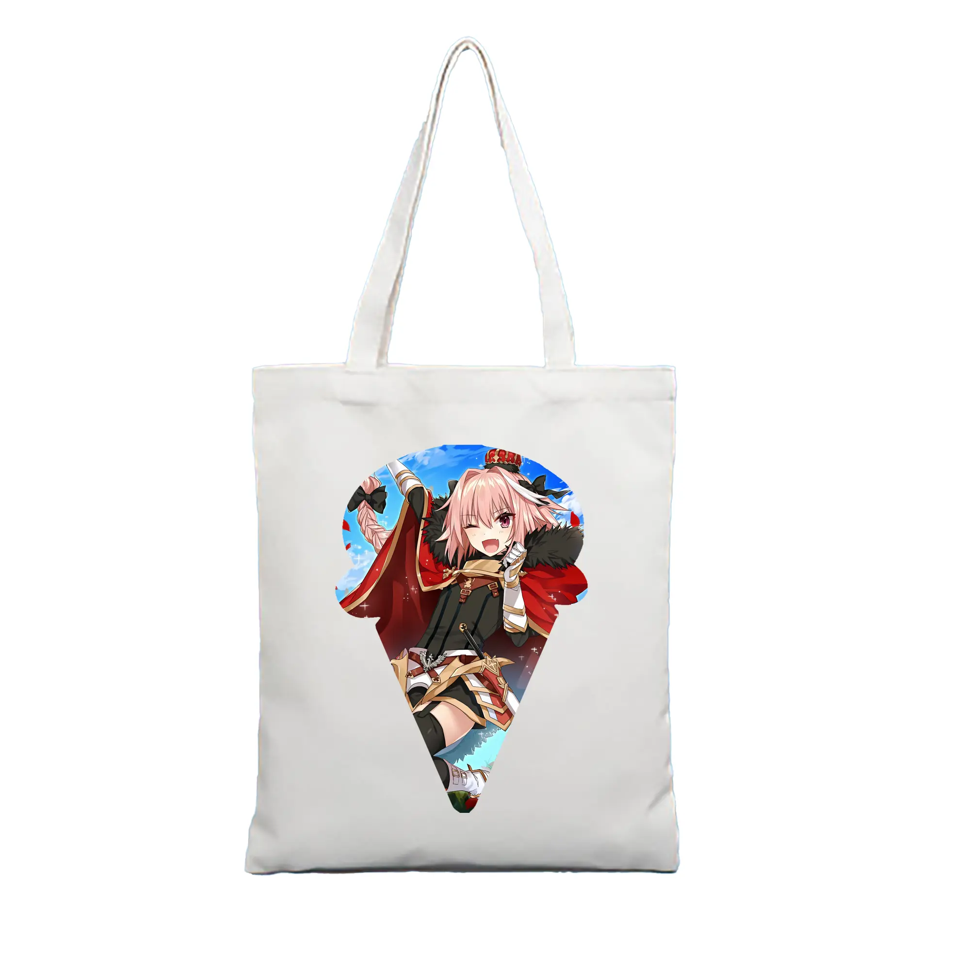 FGO グッズ,アストルフォ - 縦型キャンバス手提げバッグ（トートバッグ） ・ キャンバス素材 ・ ショッピング用 ・ 軽量 丈夫 お手入れ簡単