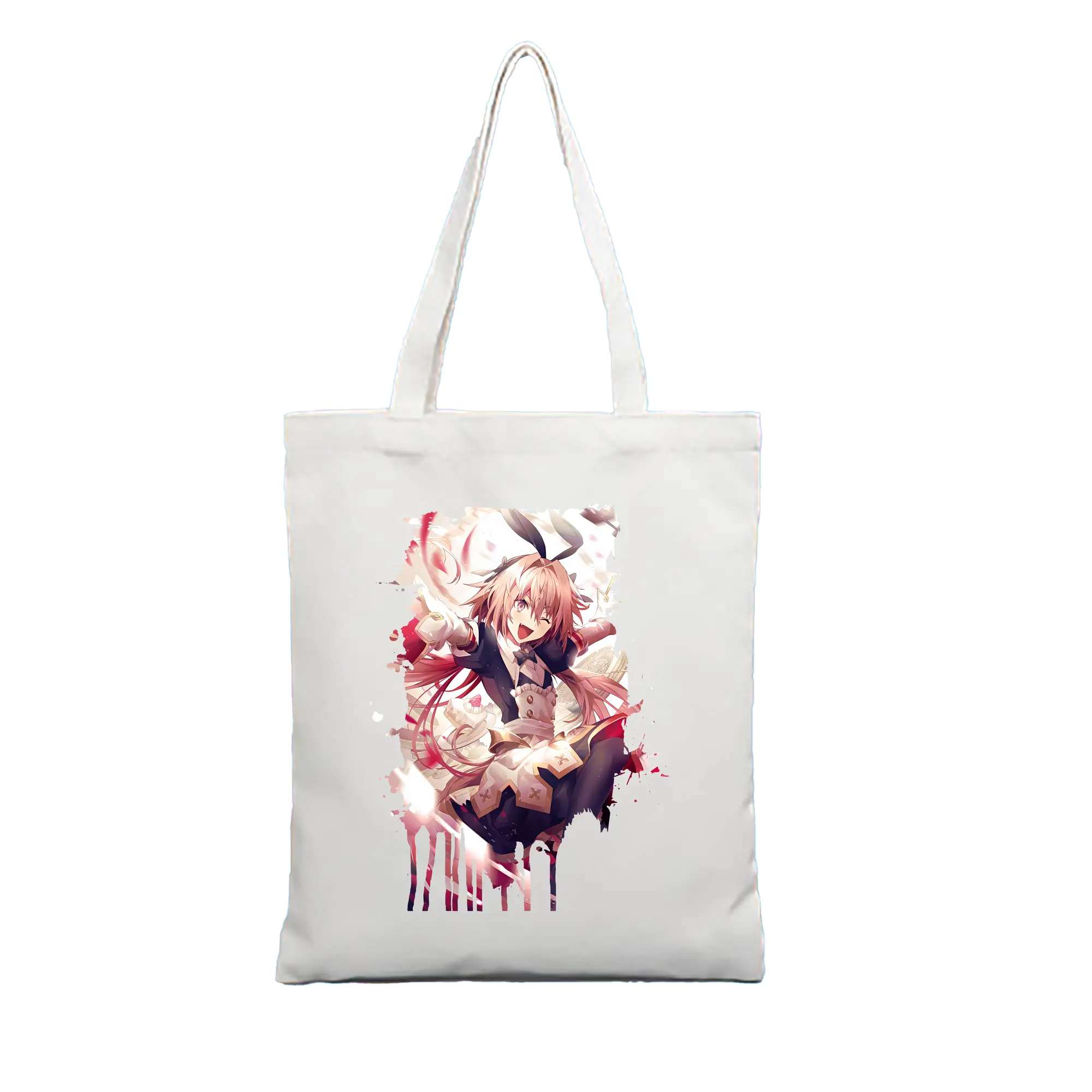 FGO グッズ,アストルフォ - 縦型キャンバス手提げバッグ（トートバッグ） ・ キャンバス素材 ・ ショッピング用 ・ 軽量 丈夫 お手入れ簡単