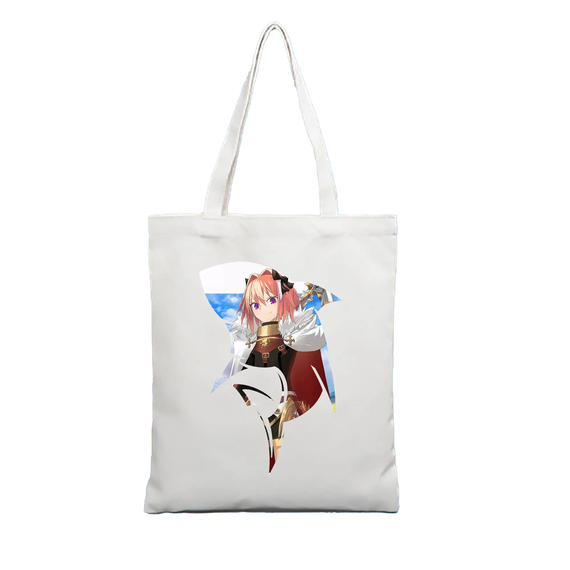 FGO グッズ,アストルフォ - 縦型キャンバス手提げバッグ（トートバッグ） ・ キャンバス素材 ・ ショッピング用 ・ 軽量 丈夫 お手入れ簡単