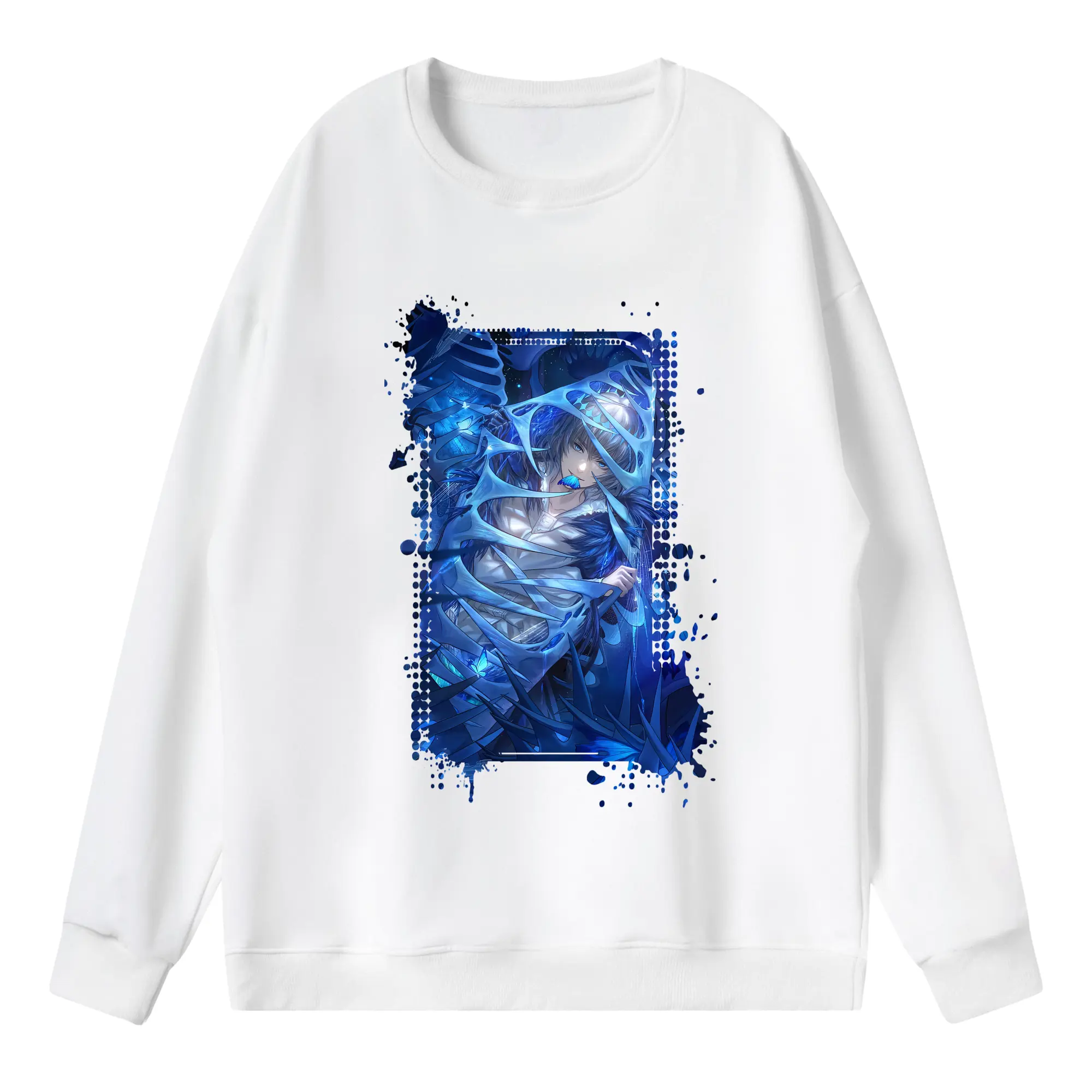 FGO グッズ,オベロン - 薄手 クルーネック スウェット 裏毛260g · ポリエステル 春秋向け カジュアル 男女兼用 · トレーナー デイリー スポーツ 散歩に最適