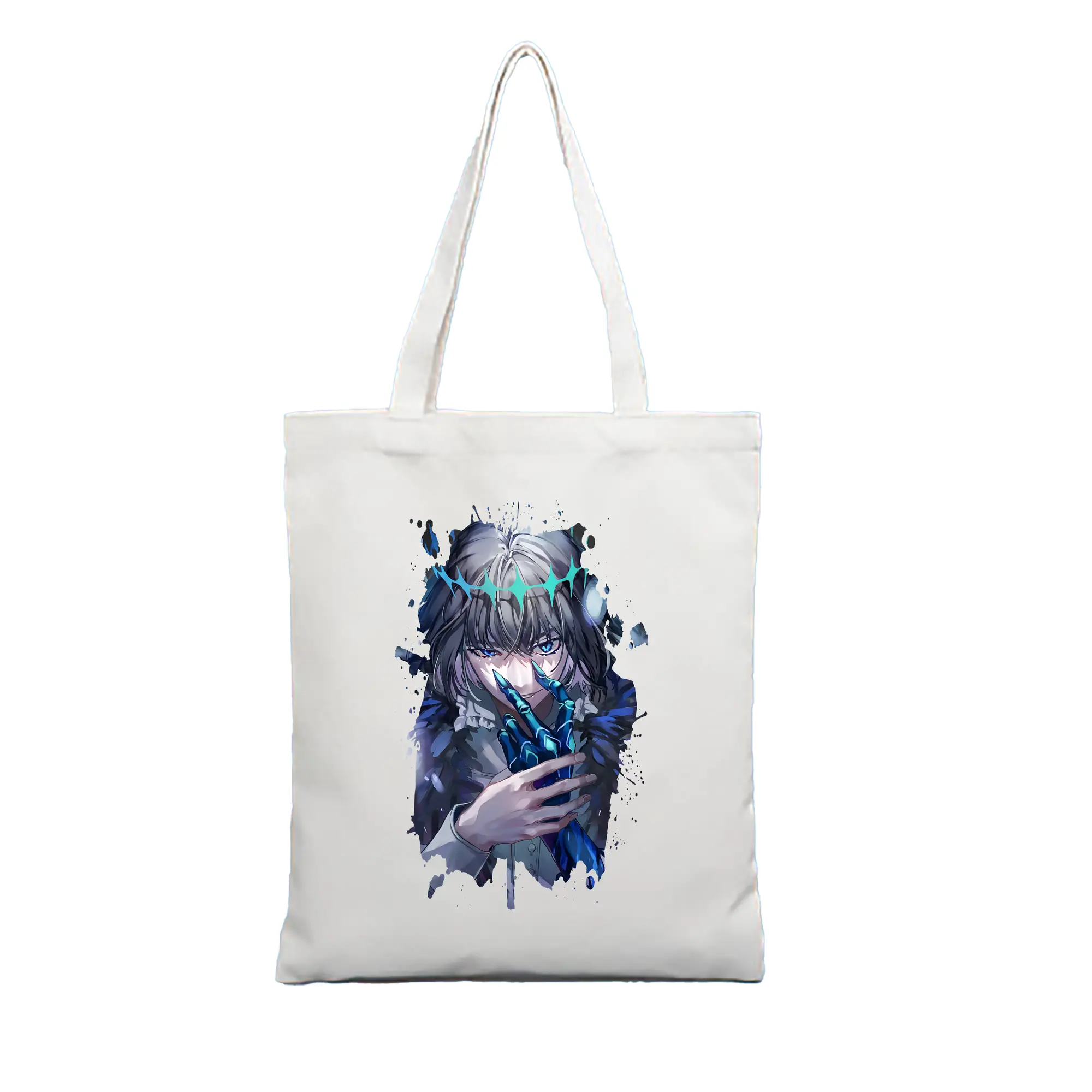 FGO グッズ,オベロン - 縦型キャンバス手提げバッグ（トートバッグ） ・ キャンバス素材 ・ ショッピング用 ・ 軽量 丈夫 お手入れ簡単